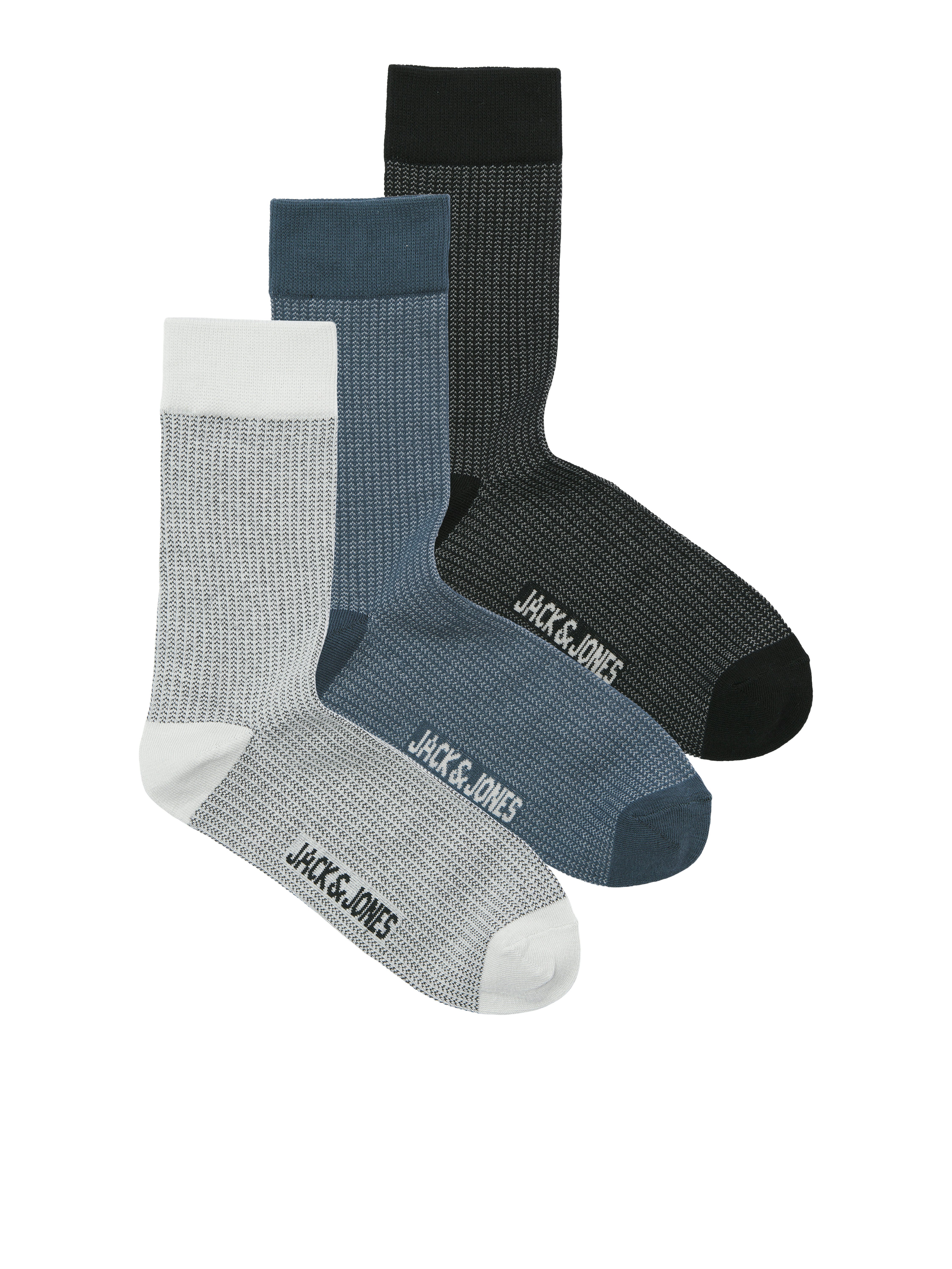 Jack & Jones Freizeitsocken JACBRYAN BIRD EYE SOCKS 3 PACK SN (3-Paar) mit günstig online kaufen