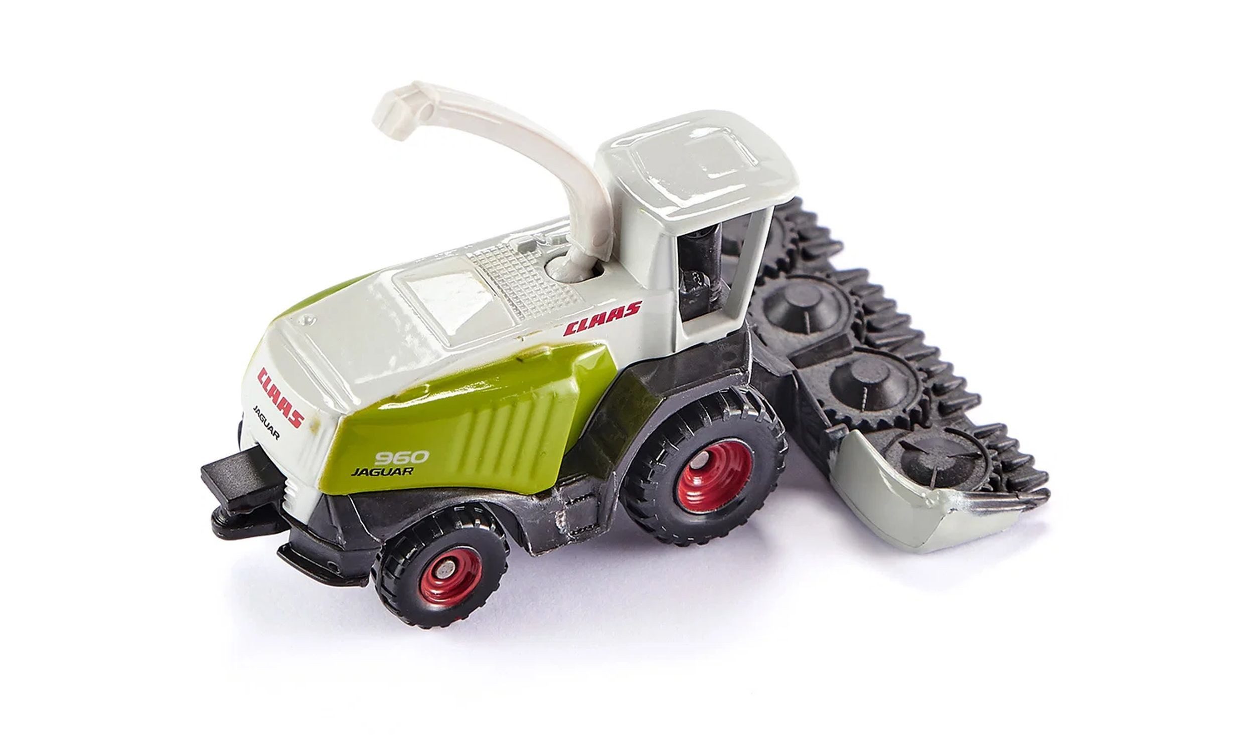 Siku Spielzeug-Auto Claas Maishäcksler mit schwenkbarem Auswurfrohr, Schwenkbares Auswurfrohr, Anhängerkupplung