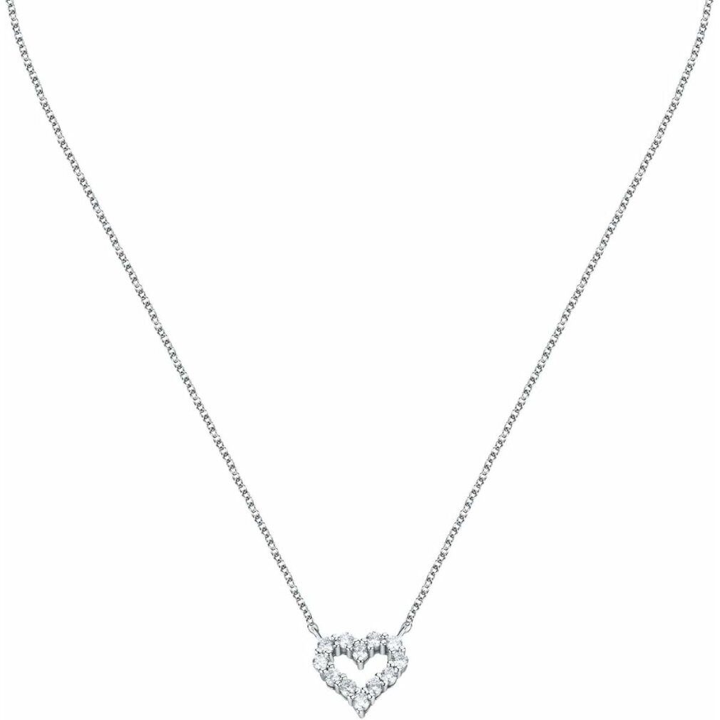 MORELLATO Kette mit Einhänger Tesori Romantic Silver Heart Necklace SAIW129