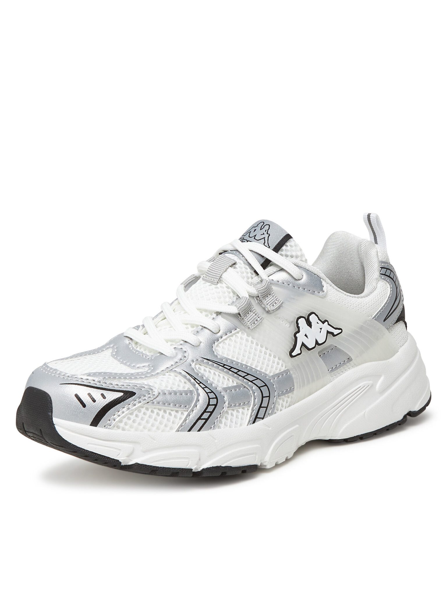 Kappa Kappa Damen-Sneakers Weiß KAPPA-CEO-FC-24095Y Weiß Silber Sneaker