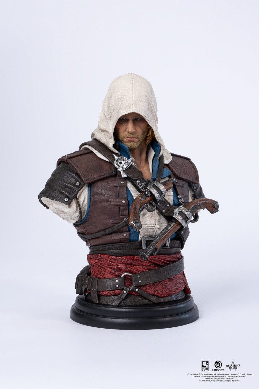 Pure Arts Merchandise-Figur Assassins Creed Büste 1/4 Edward
