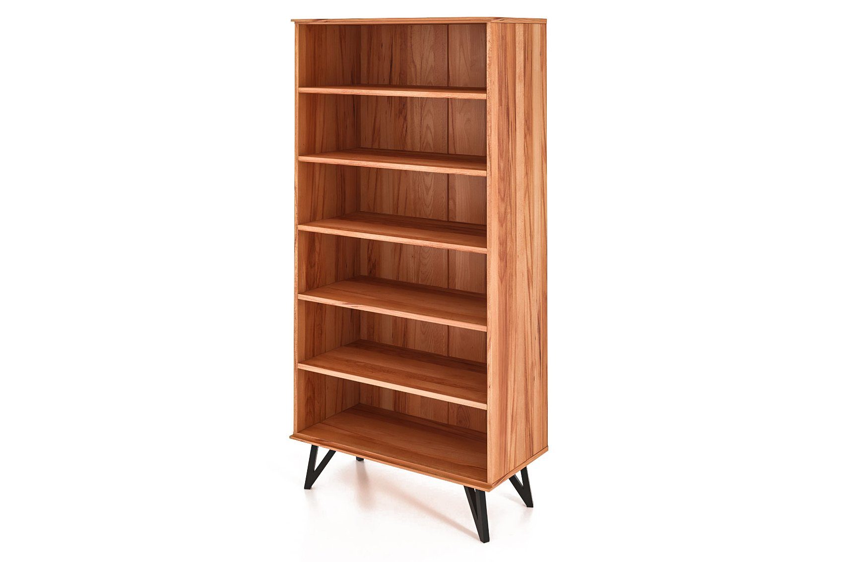 byoak Bücherregal GOLO aus Massivholz, Naturgeölt