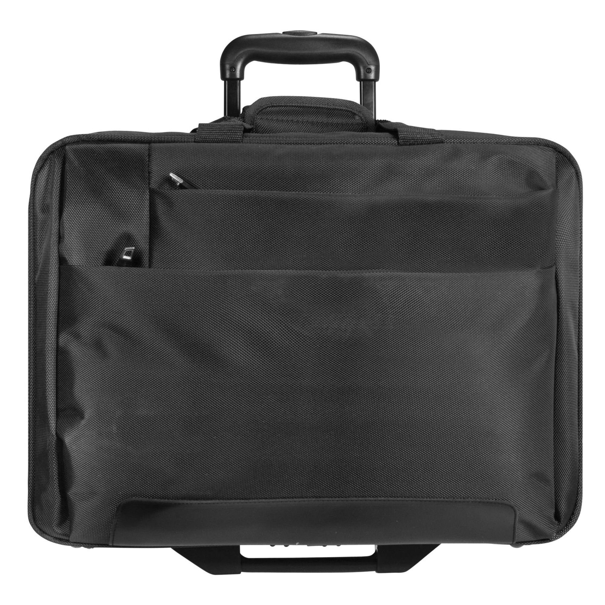 Dermata Business-Trolley, 2 Rollen, Nylon schwarz