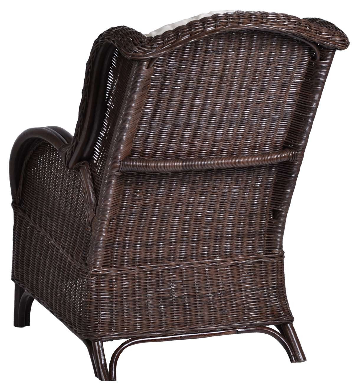 MiaMöbel Sessel, aus Rattangeflecht Braun