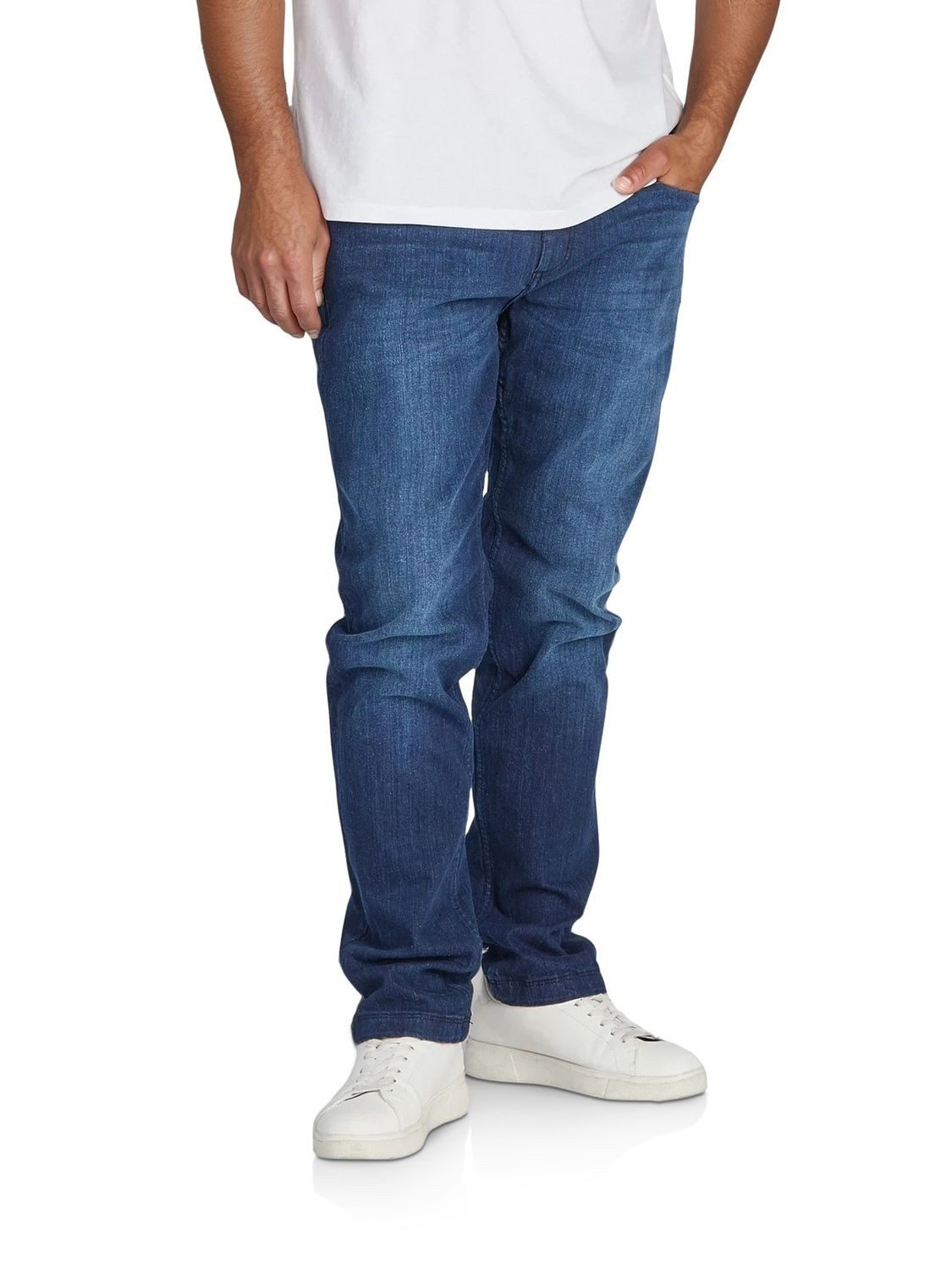 Straight-Jeans Herren Jeanshose RIVChris Regular Fit