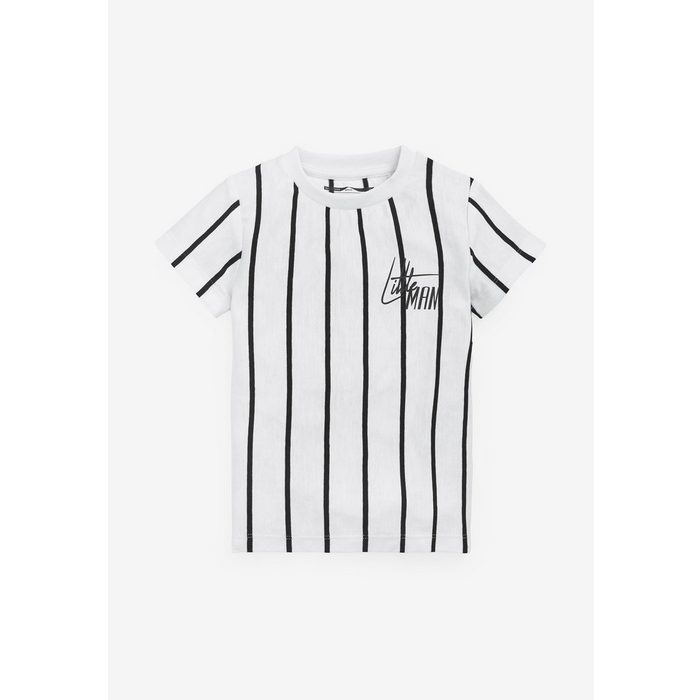 Next T-Shirt Kurzärmliges T-Shirt mit Streifen (1-tlg)