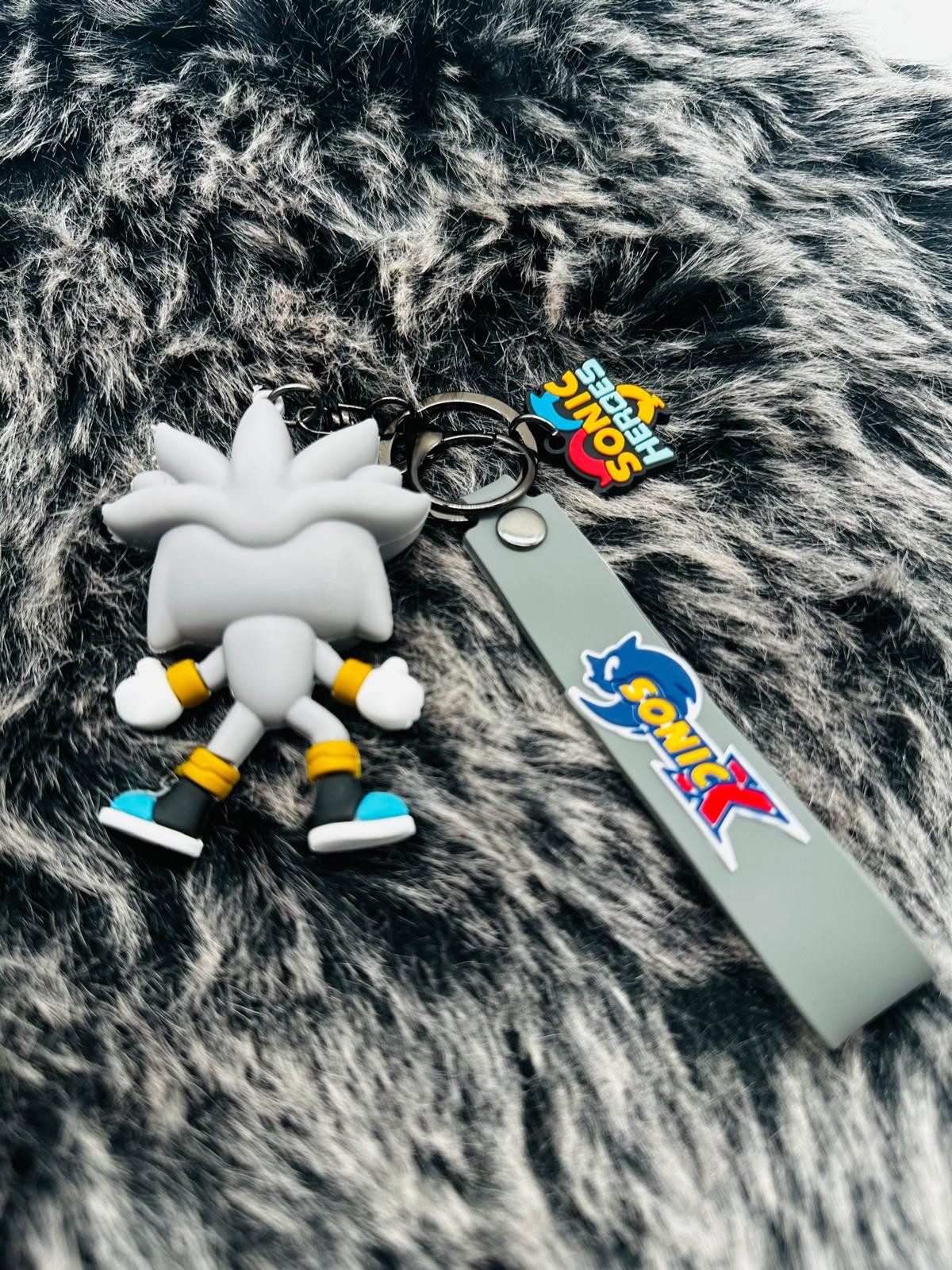 soma Schlüsselanhänger Schlüsselanhänger Sonic the Hedgehog 7cm Geschenk Cartoon grau (1-tlg), Schlüsselanhänger Haustierschlüsselanhänger Geschenk Hund Frau Herren