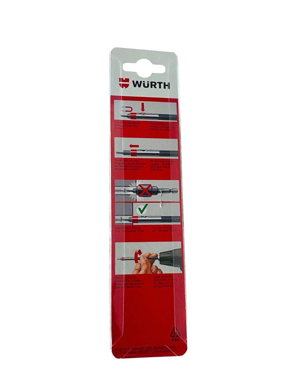 Würth Bithalter Würth 1/4 Zoll Bithalter magnetisch Schnellwechselfutter Sechskant, (1-tlg)