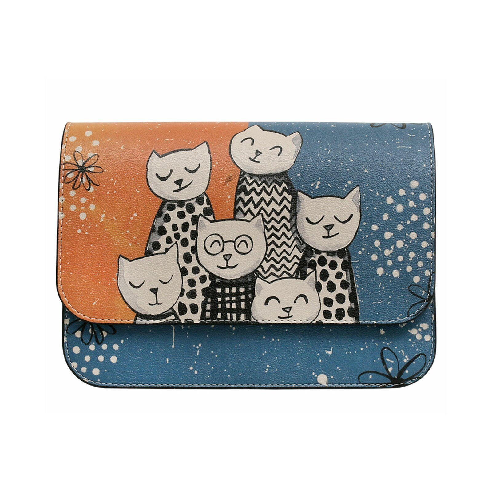 DOGO Handtasche Y-Generation Abendtasche Family Portrait Damen Umhängetasche, Handgefertigt