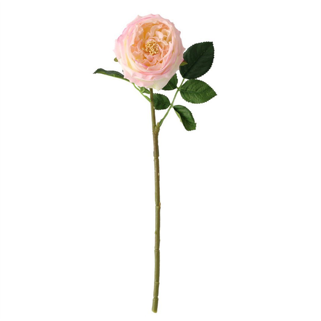 Kunstblumenstrauß Simulierte Touch feuchtigkeitsspendende Austin Rose, L.Ru UG, Dekorative Foto-Requisiten, Tischdekorationen, Blumen und Kunstblumen Rosa | Kunstblumensträuße