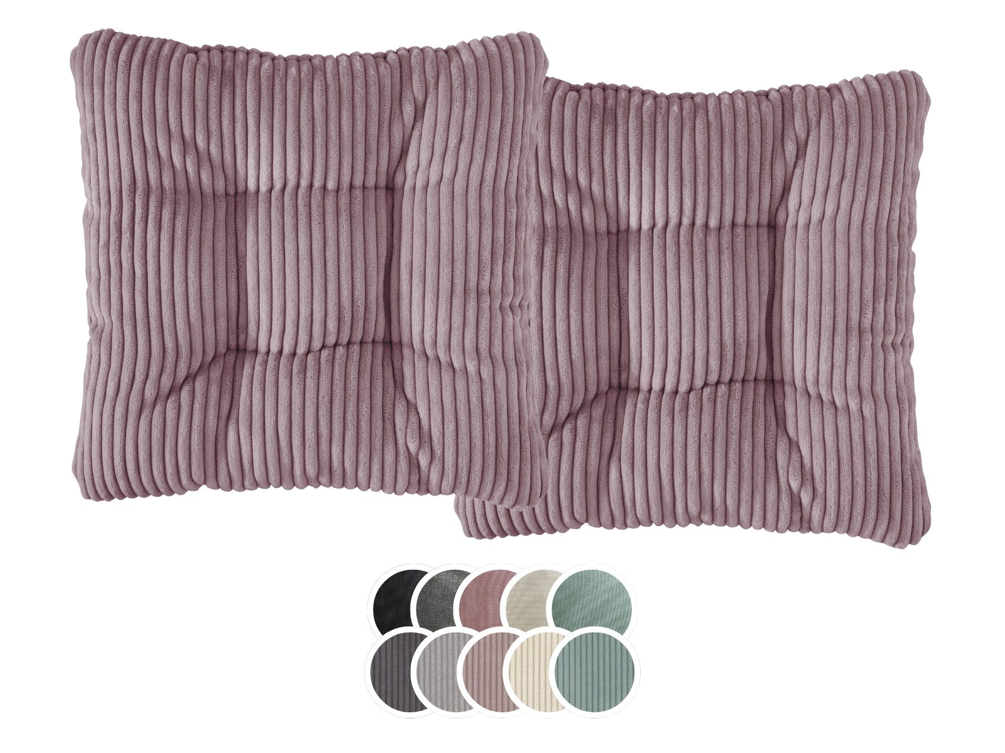 XDREAM Stuhlkissen Sitzkissen Set (2er & 4er) für Stühle und Bänke, robuste günstig online kaufen