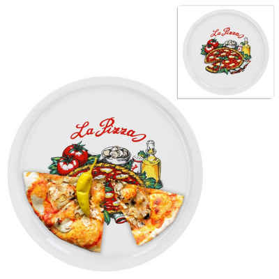 van Well Pizzateller 2er Set Pizzateller Napoli groß - 30,5cm Porzellan Teller Motiv