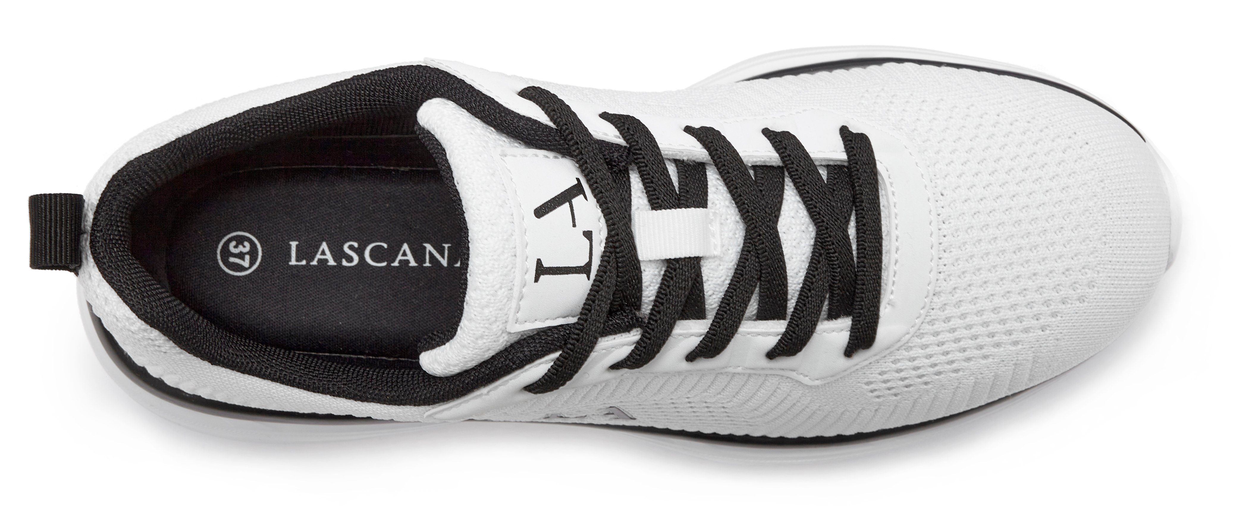 LASCANA Turnschuhe, Sneaker Freizeitschuh, Halbschuh im sportiven Look VEGAN