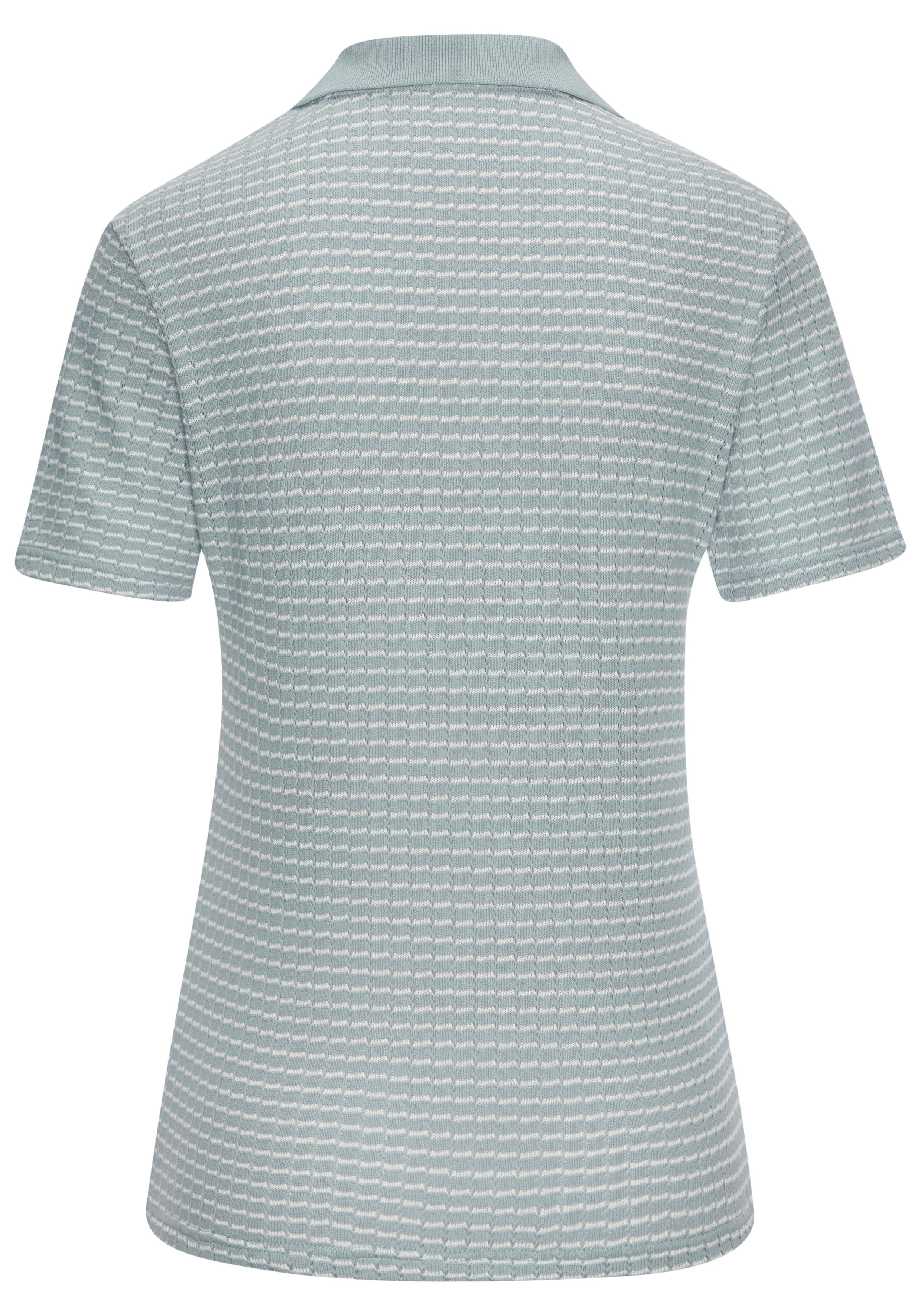 Vivance by Lascana Poloshirt aus strukturierter Strickqualität luftige Strick-Qualität