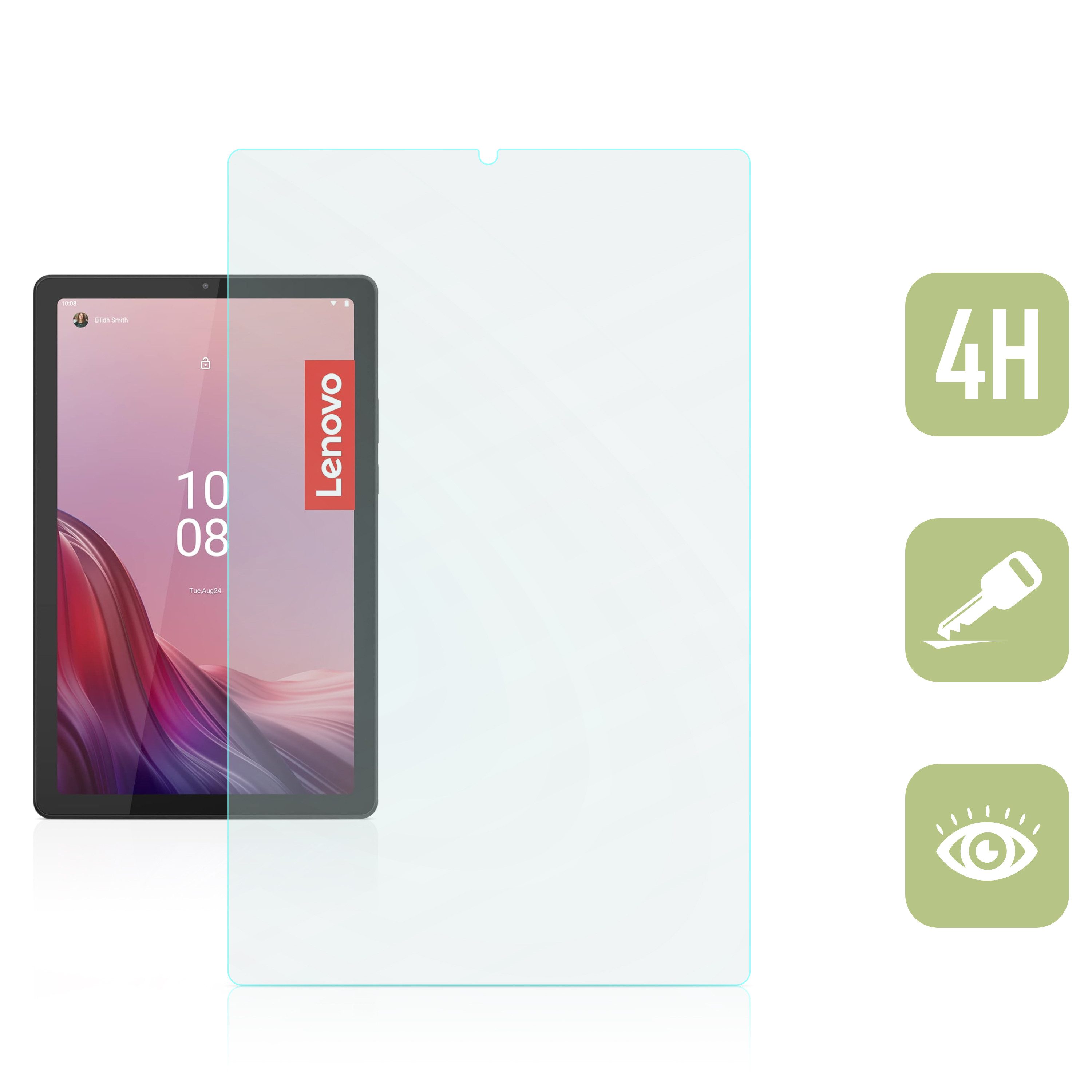humblebe Displayschutzfolie Displayschutz Tab M9 für Lenovo Tab M9, klare Schutzfolie, TB310, TB310XU, TB310FU