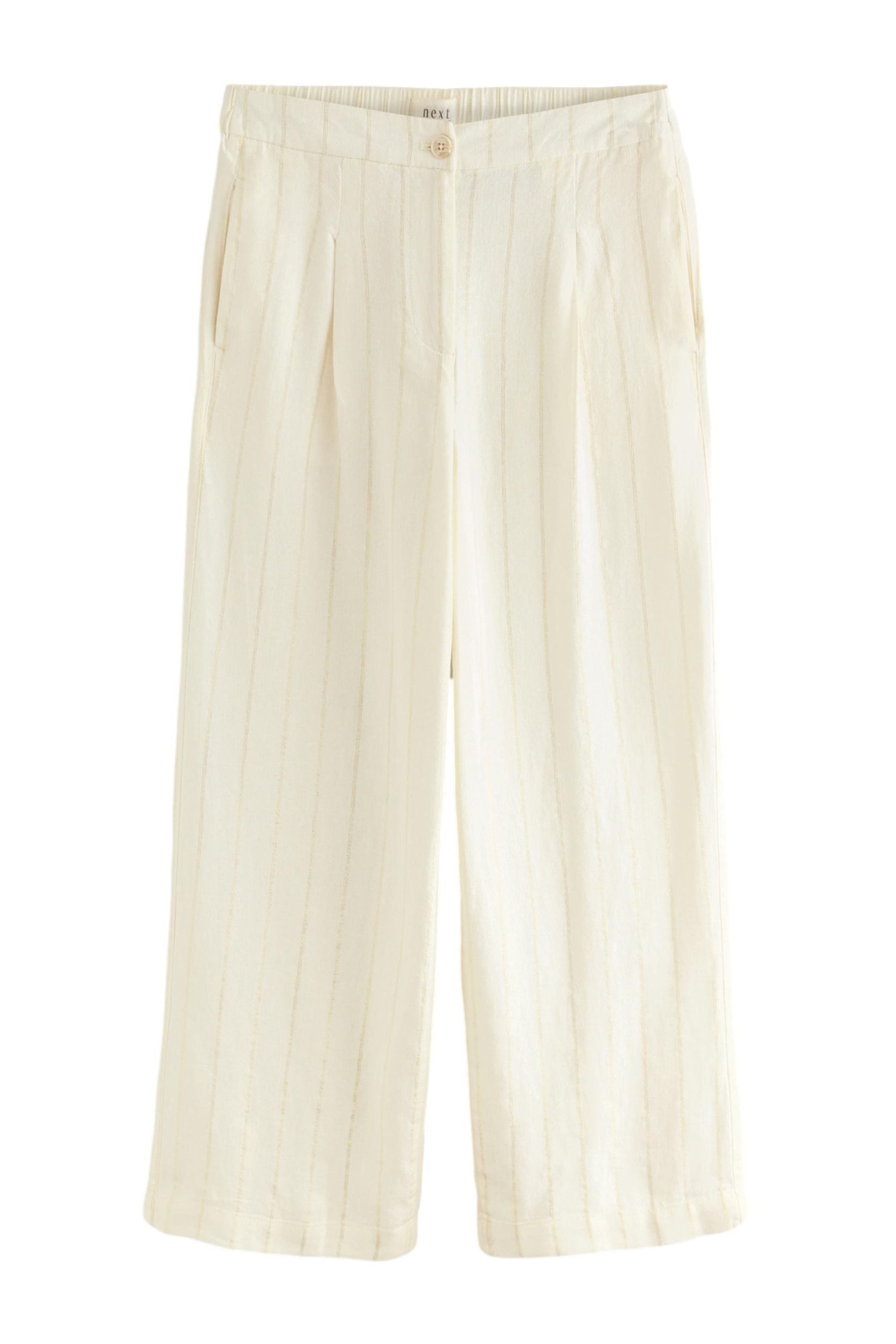 Next Leinenhose Gestreifte Hose mit weitem günstig online kaufen