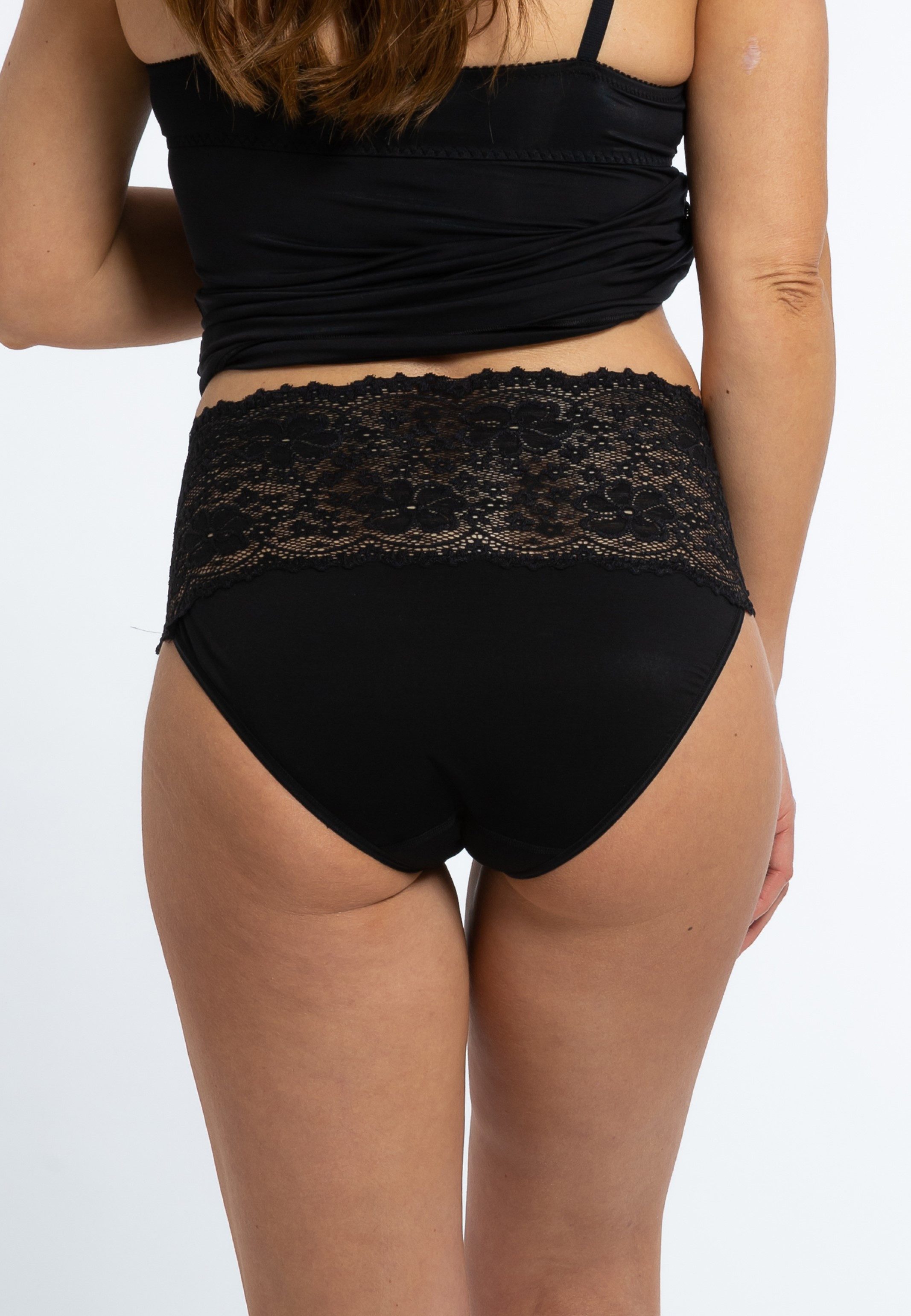 Nina Von C. Taillenslip 3er Pack Millefleurs (Spar-Set, 3-St) Taillen Slip - Im Spitzen-Design, Perfekte Passform