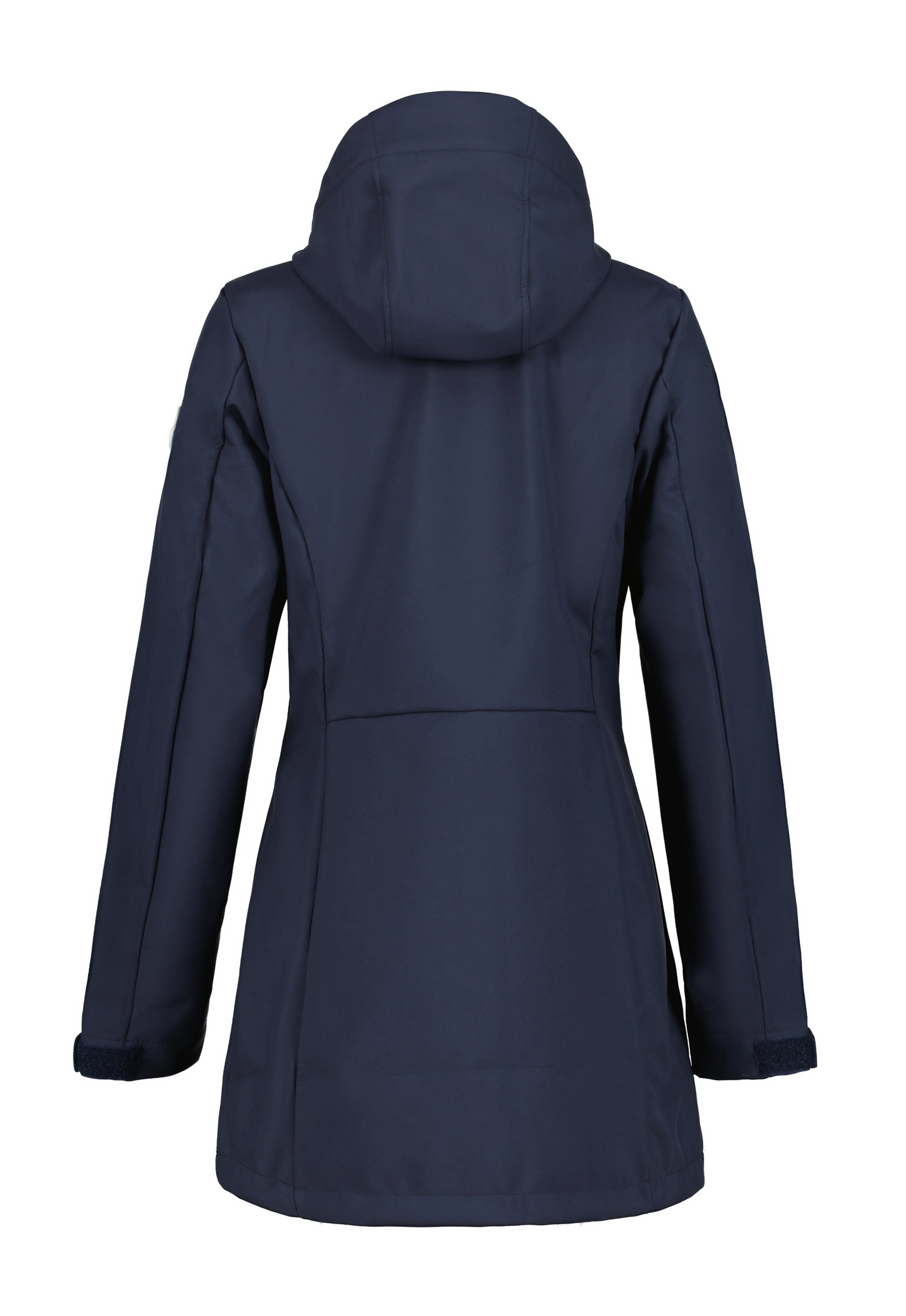 mit Arm am Softshelljacke D ALAMOSA Markenlabel SOFTSHELLJACKE dark Icepeak blue