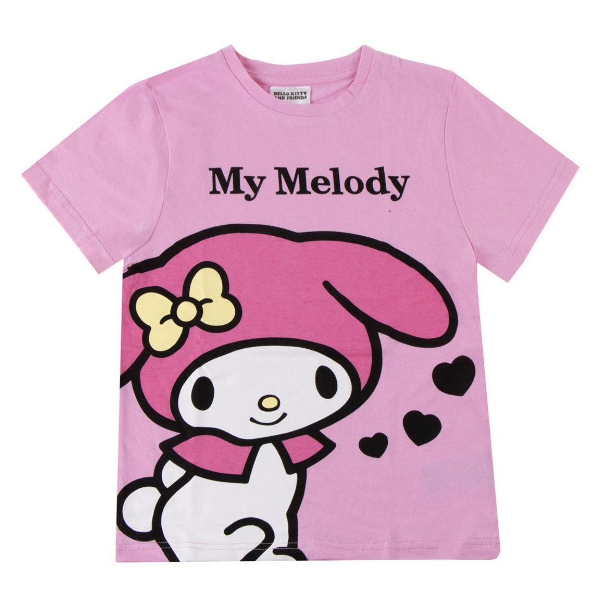 Hello Kitty T-Shirt - Kurzarmshirt Kinder Baumwollshirt Freizeit Sommer Kleidung (1-tlg)