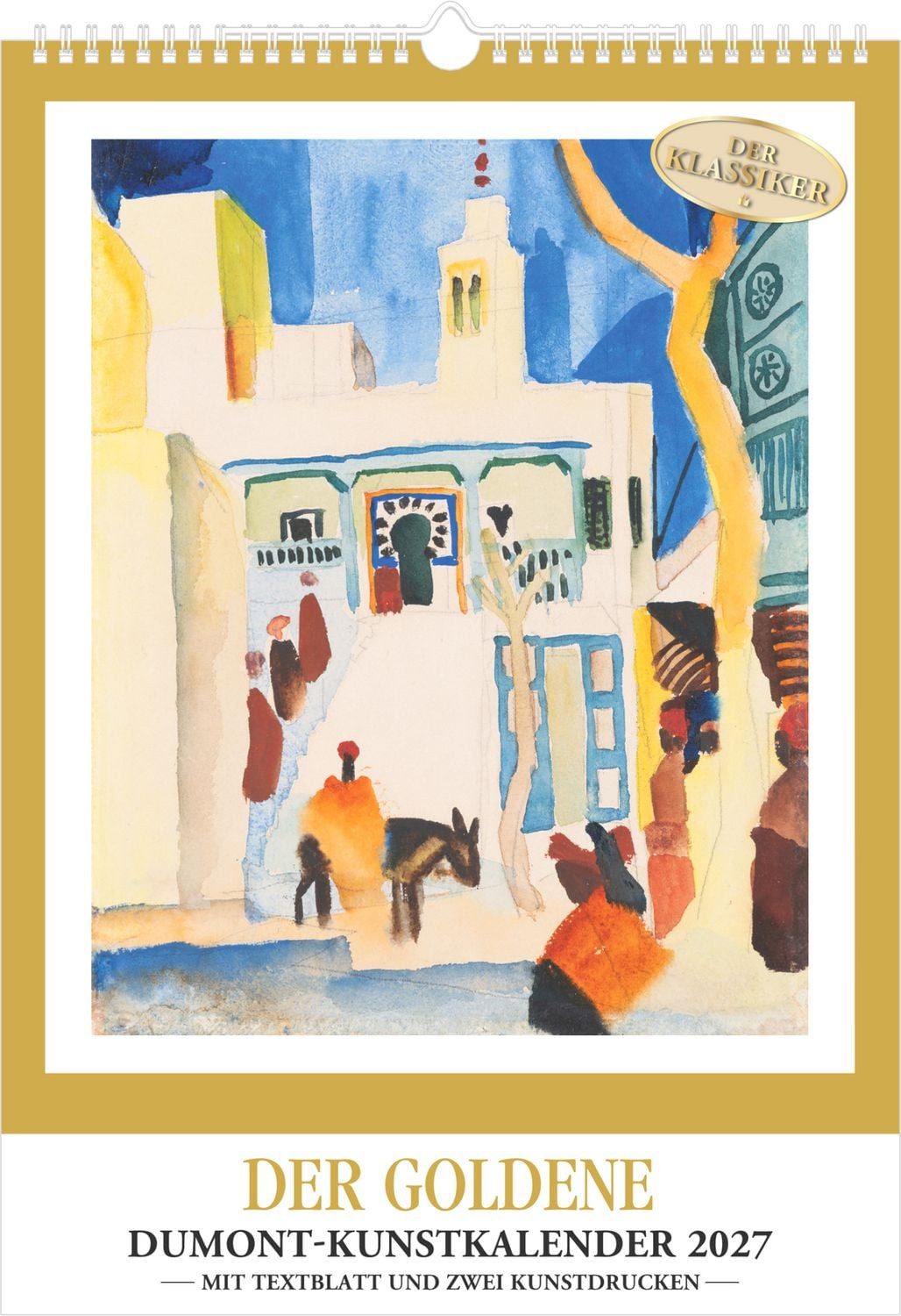 Wandkalender Der Goldene DUMONT-Kunstkalender 2027 Wandkalender 29,7x42 cm mit Meis
