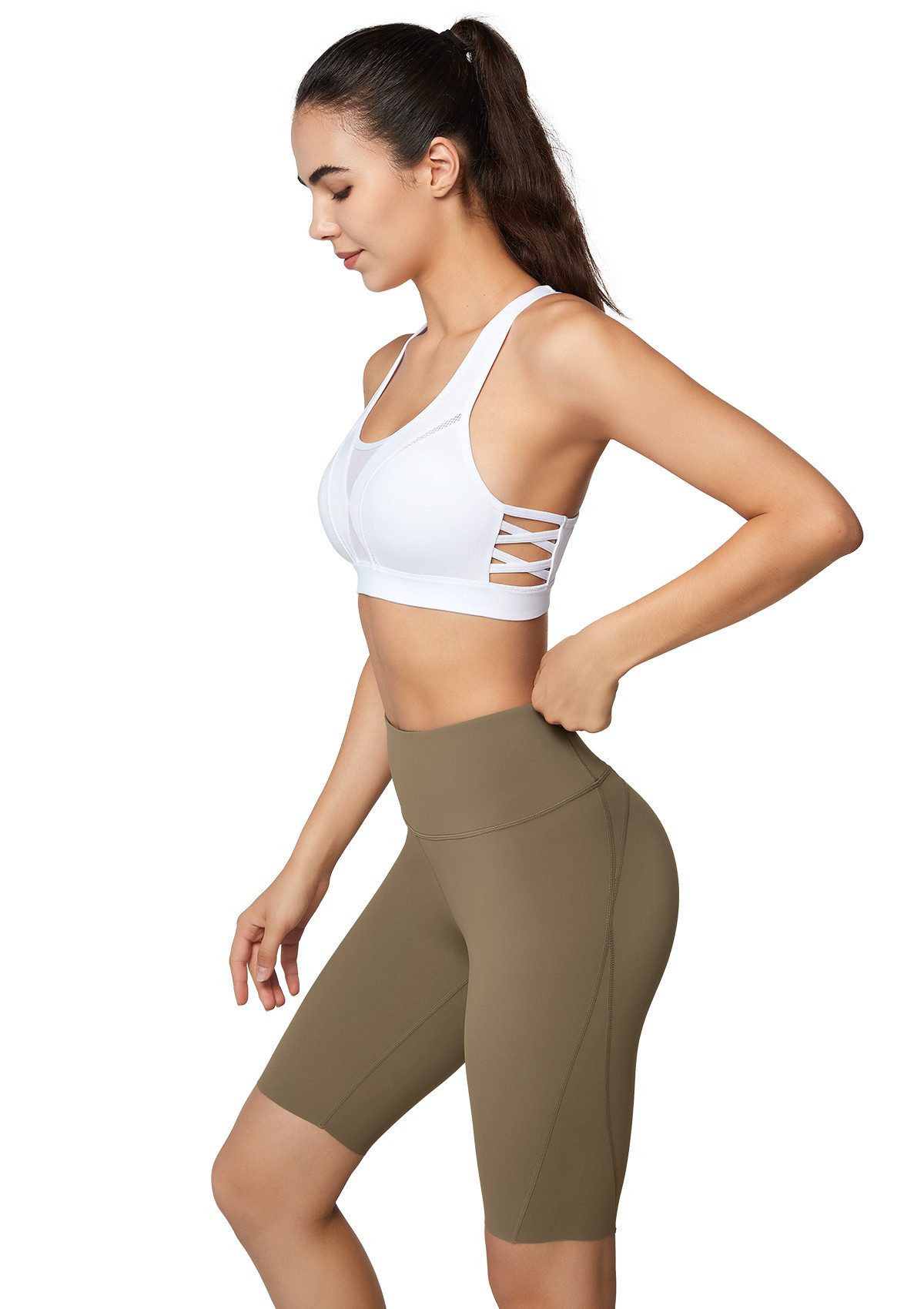 Yvette Sport-BH starker halt, integrierte Cups, Fitness Lauf bra, HM0010001 – Bild 4 von 5