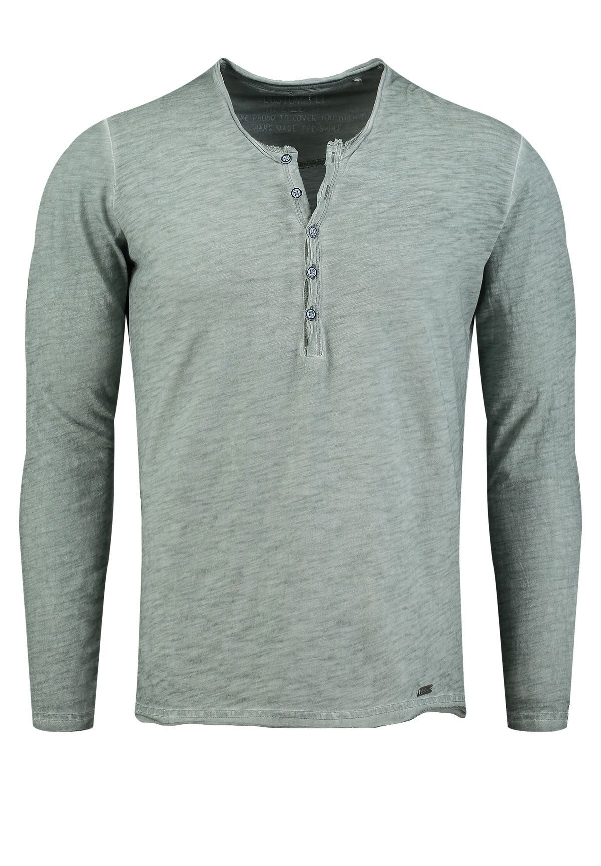 Key Largo Henleyshirt Ginger vintage Look günstig online kaufen