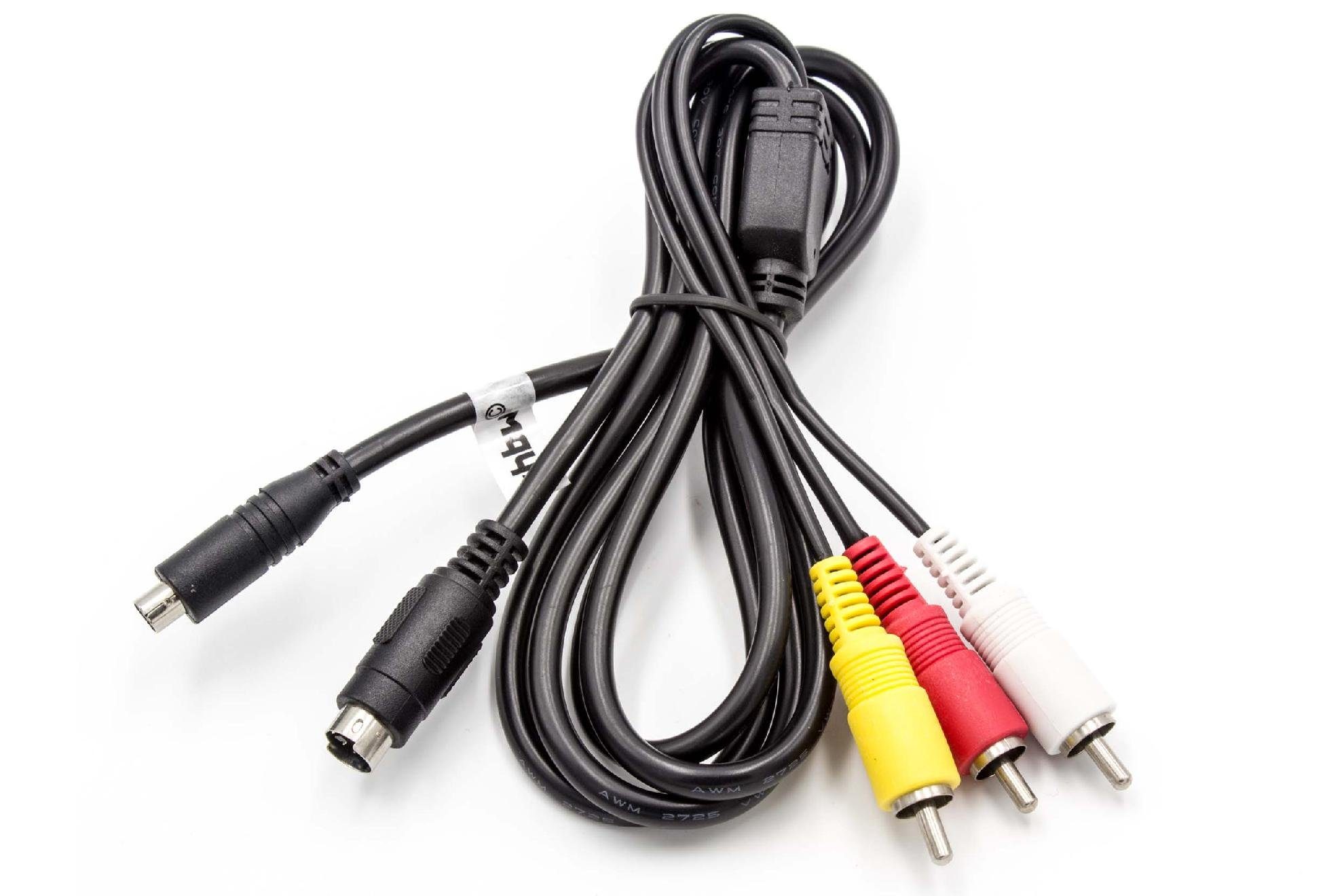 vhbw TV-Kabel, passend für Sony HDR-SR11, HDR-SR12, HDR-SR11E, HDR-SR12E, HDR-SR1E Kamera