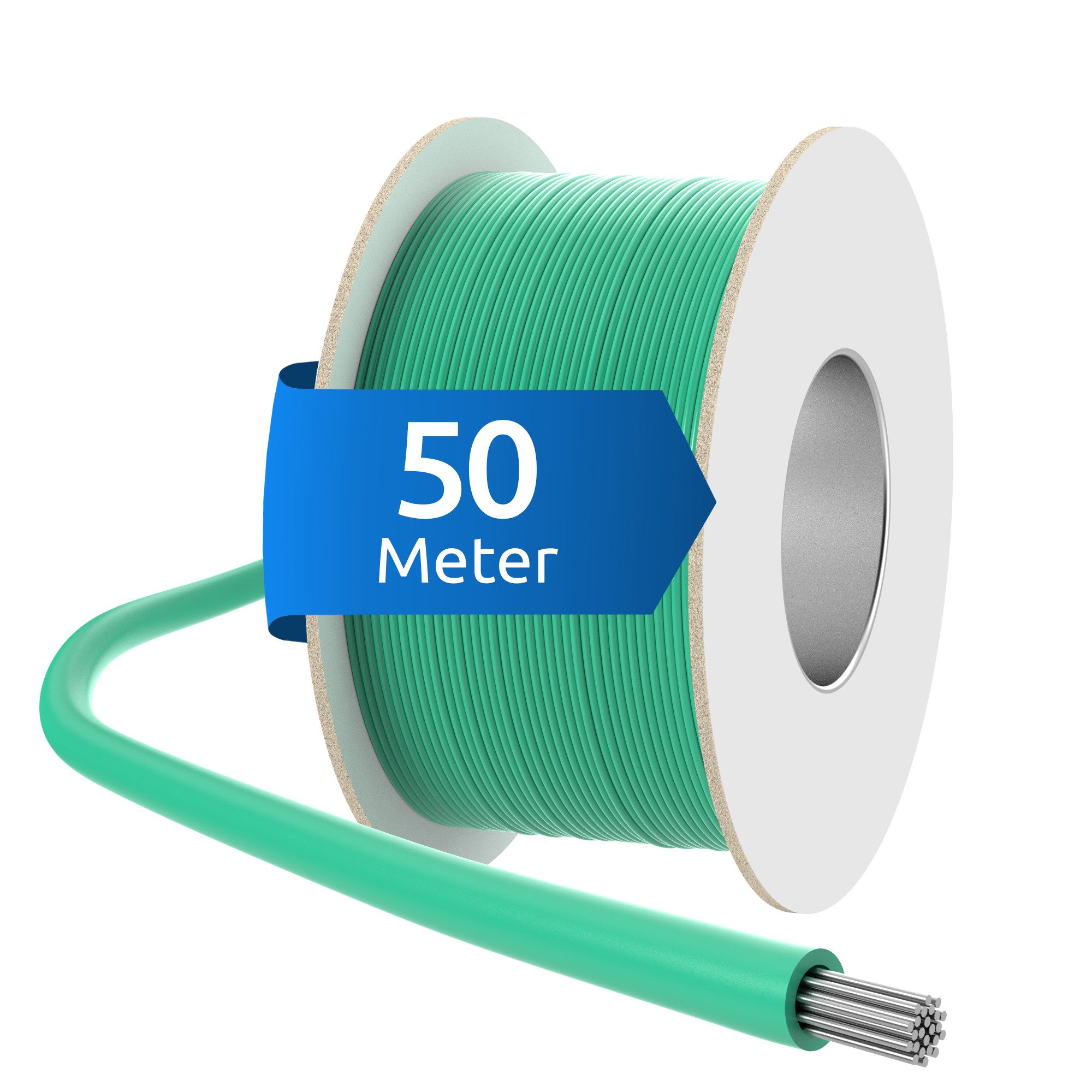 ECENCE Begrenzungs-Kabel Mähroboter kompatibel Husqvarna Begrenzungskabel, (5000 cm)