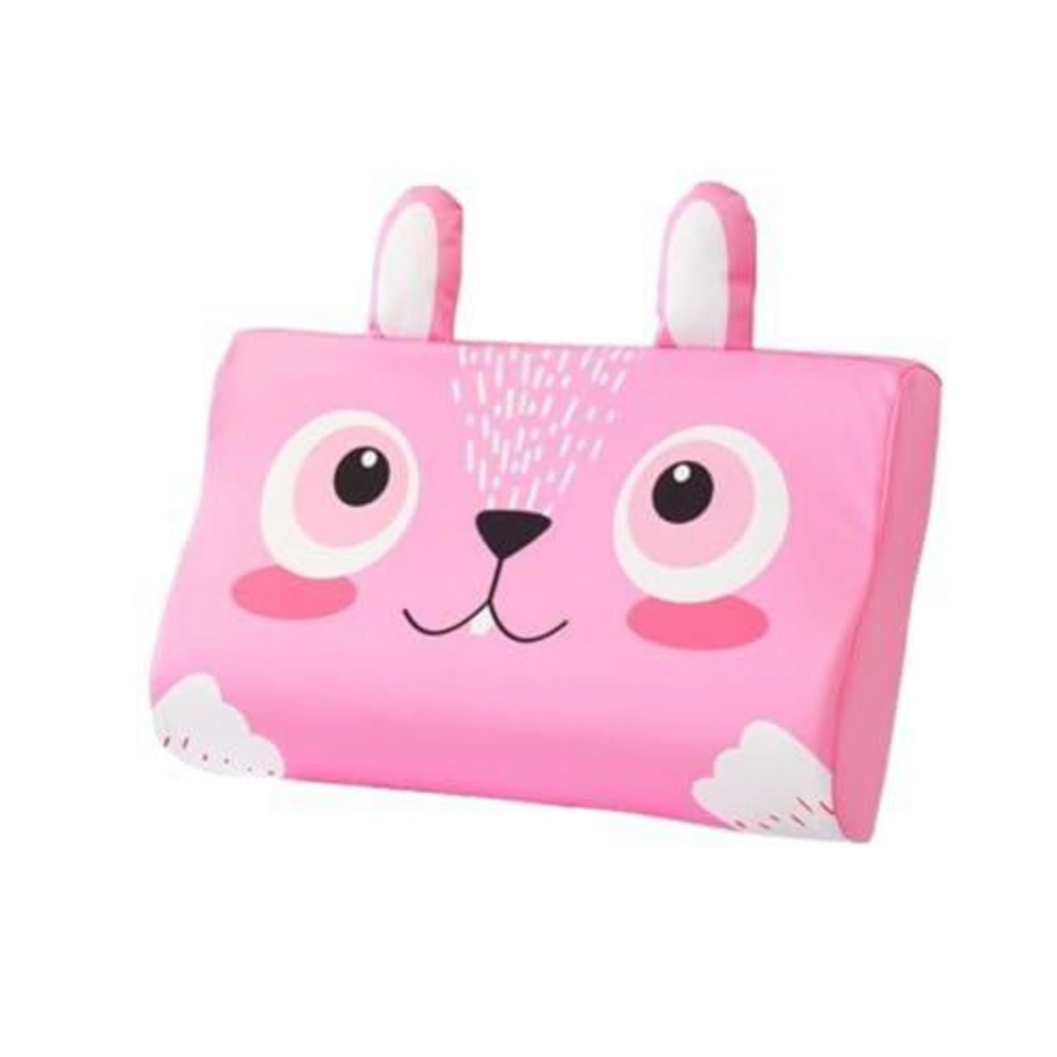 LuxusKollektion Kinderdaunenkissen Kinderkissen ergonomisch atmungsaktiv Kissenbezug Kaninchen 50*30 cm