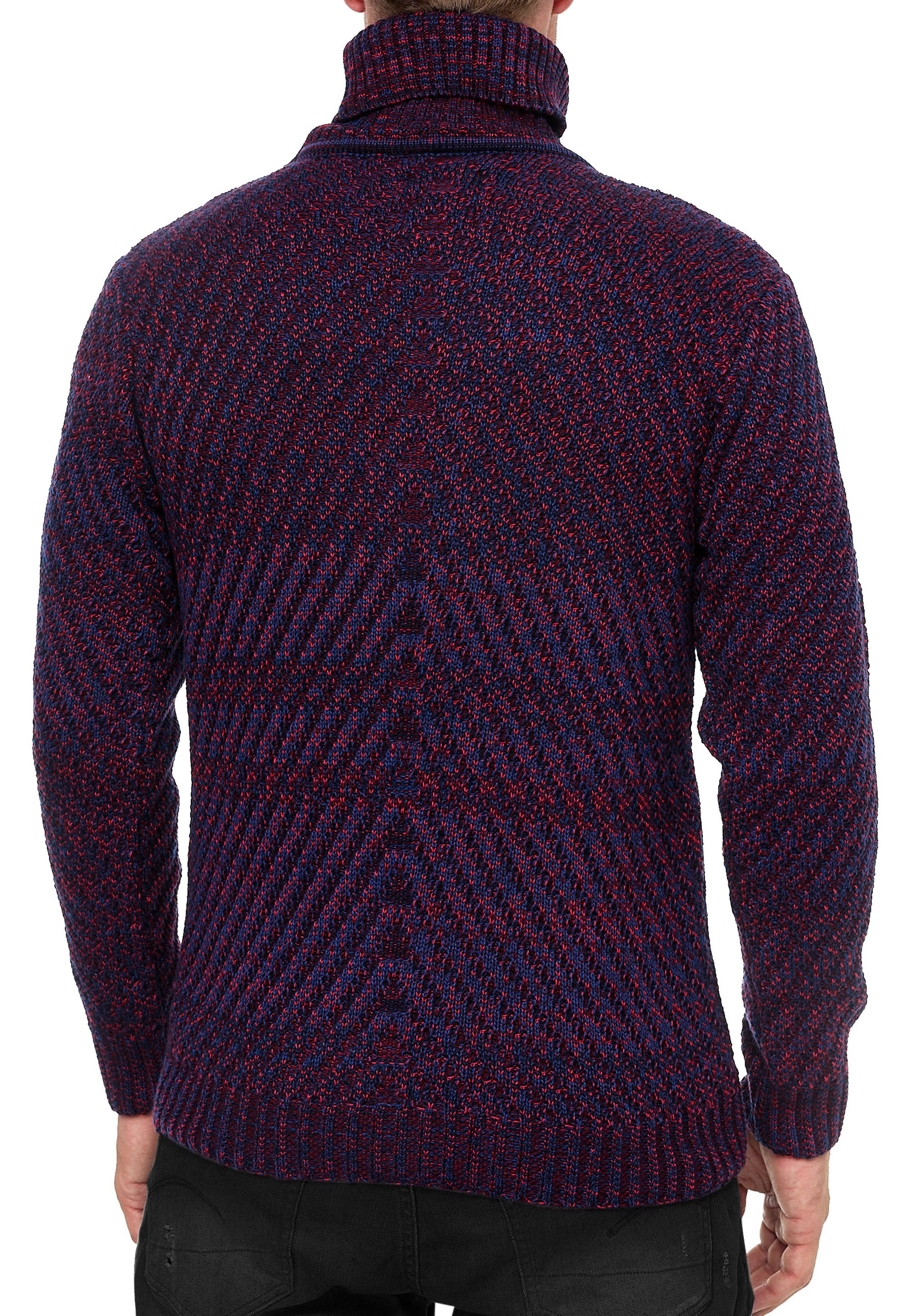 R-NEAL Rollkragenpullover Rollkragen Strick Pullover Casual günstig online kaufen