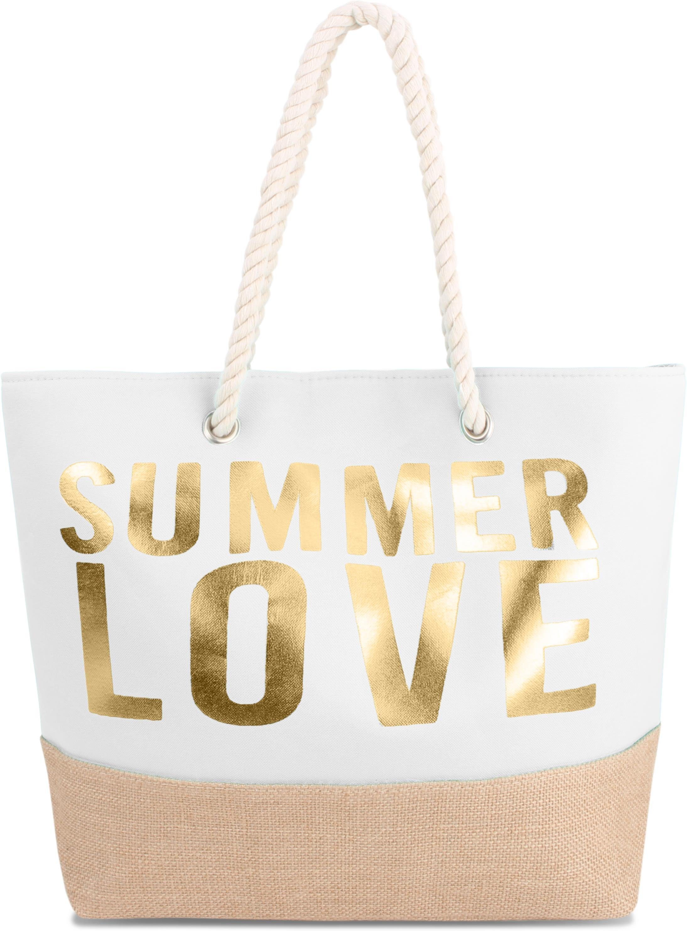 normani Strandtasche Bequeme Sommer-Umhängetasche, Strandtasche, Schultertasche als Henkeltasche tragbar
