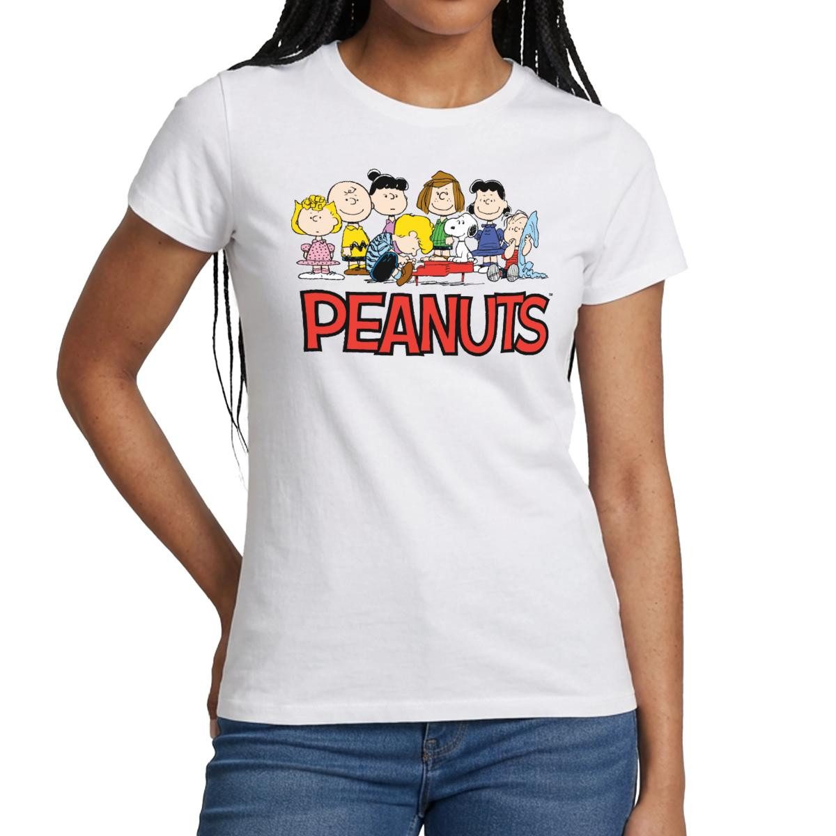 T-Shirt Peanuts Snoppy Und Friends Frauen T-Shirt