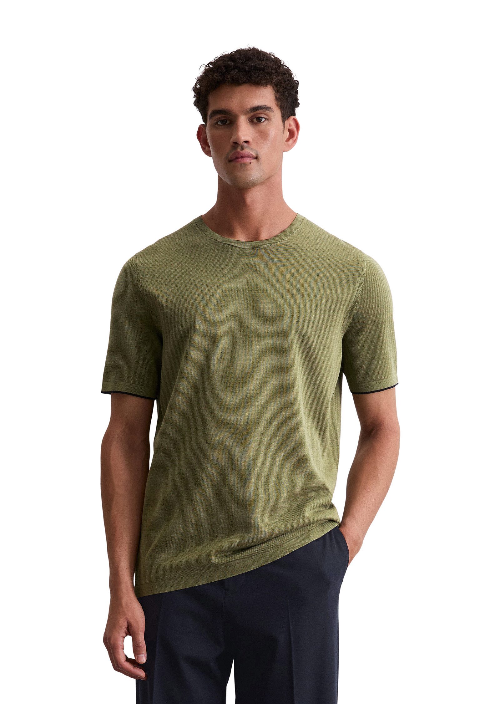 Marc O'Polo 3/4 Arm-Pullover aus reiner Bio-Baumwolle günstig online kaufen