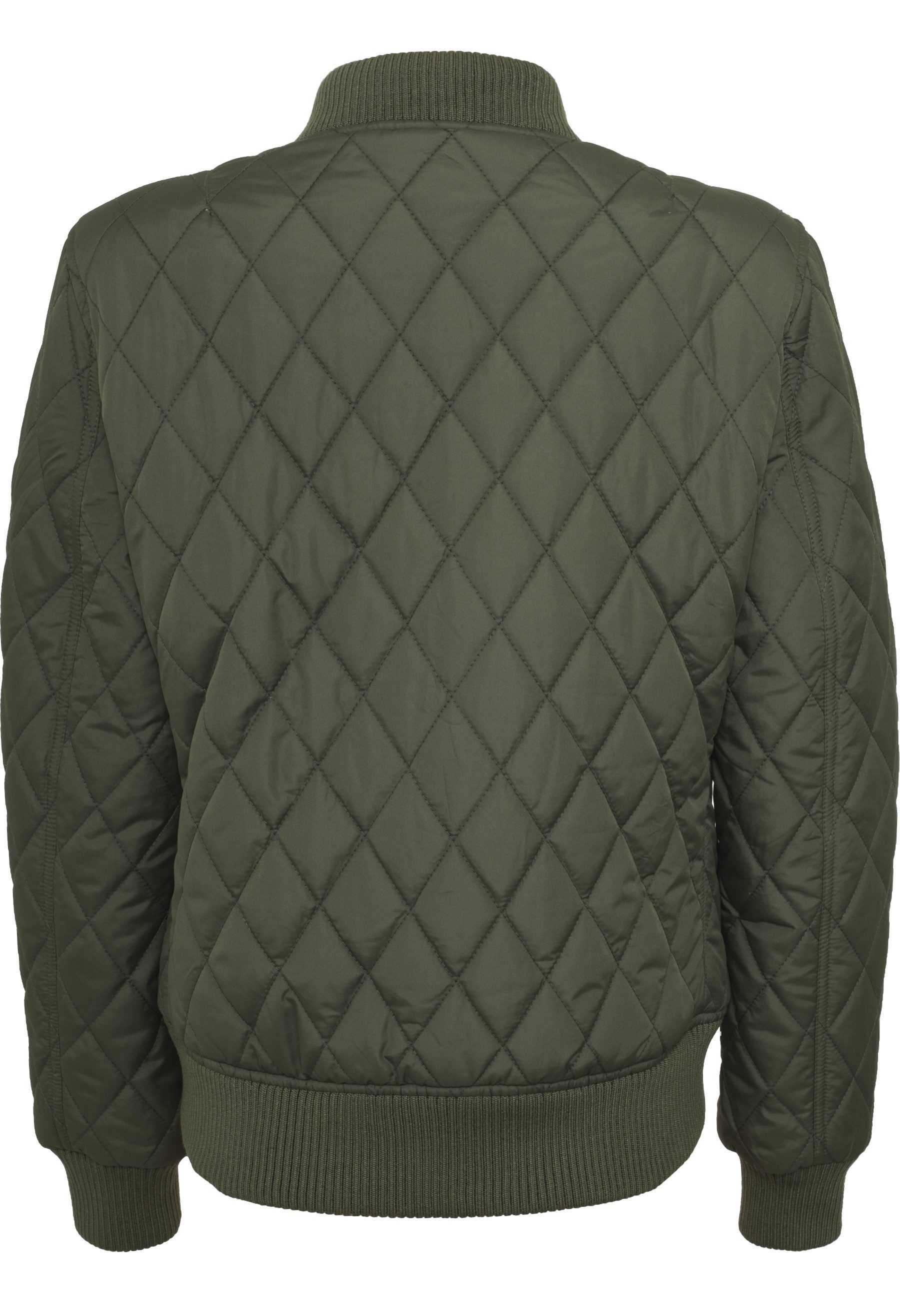 URBAN CLASSICS Langmantel Urban Classics Damen Ladies Diamond Quilt Nylon J günstig online kaufen