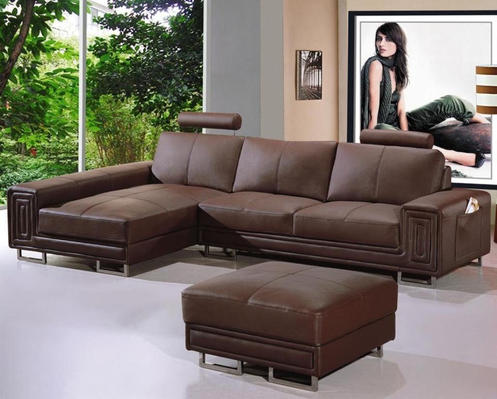 JVmoebel Ecksofa »Ledersofa Sofa Couch Polster Eck 190x334cm Wohnlandschaft  L Form 2265« online kaufen | OTTO