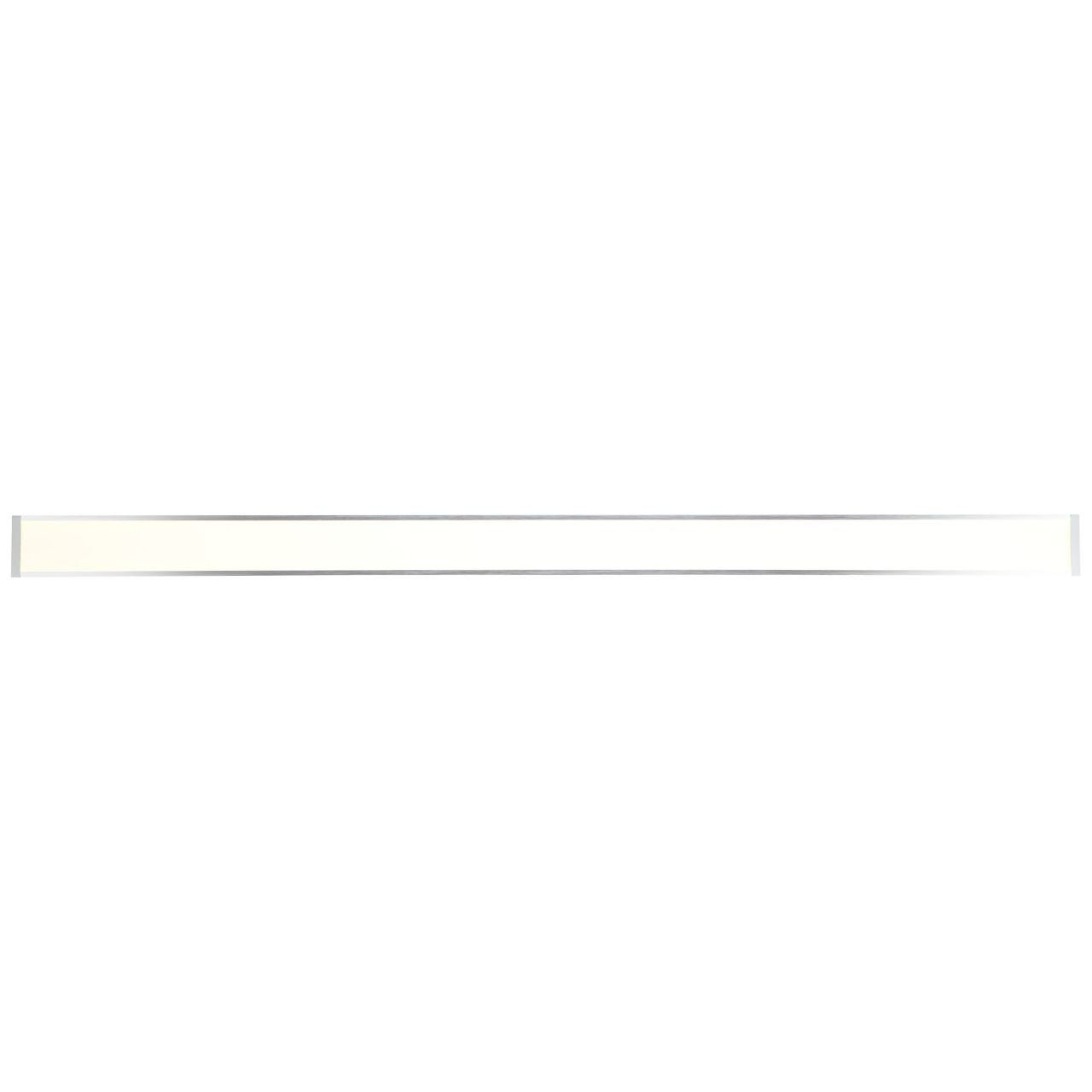 LED 1x Brilliant Lampe Entrance 2 Aufbauleuchte Deckenaufbau-Paneel Entrance, alu/weiß easyDim 120x7cm