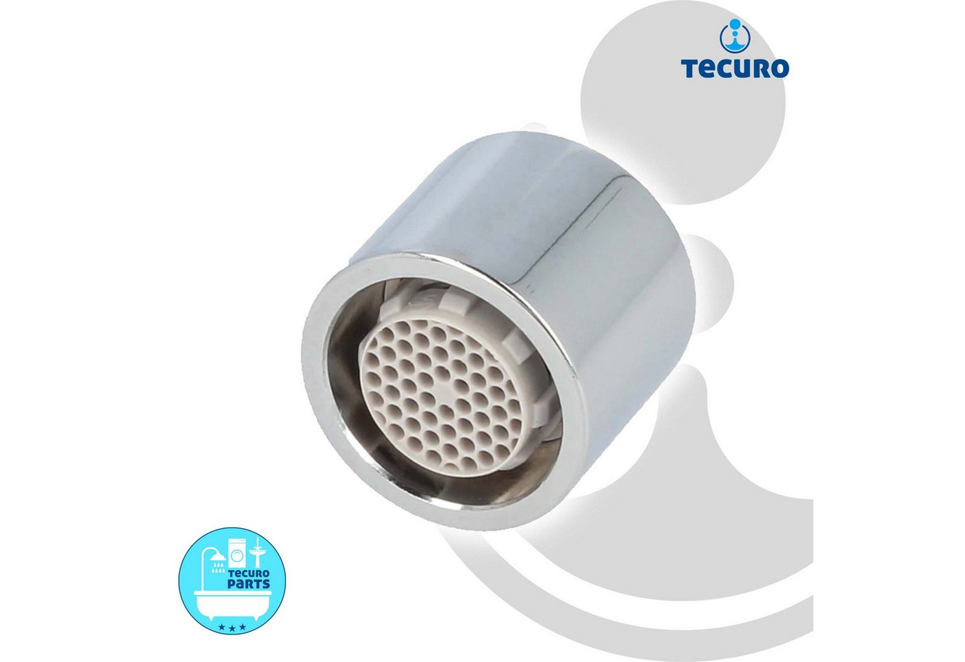 Thumbnail - tecuro Strahlregler DESIGN Mischdüse - Strahlregler - Luftsprudler Ø 22,0 mm - M20 x 1 IG