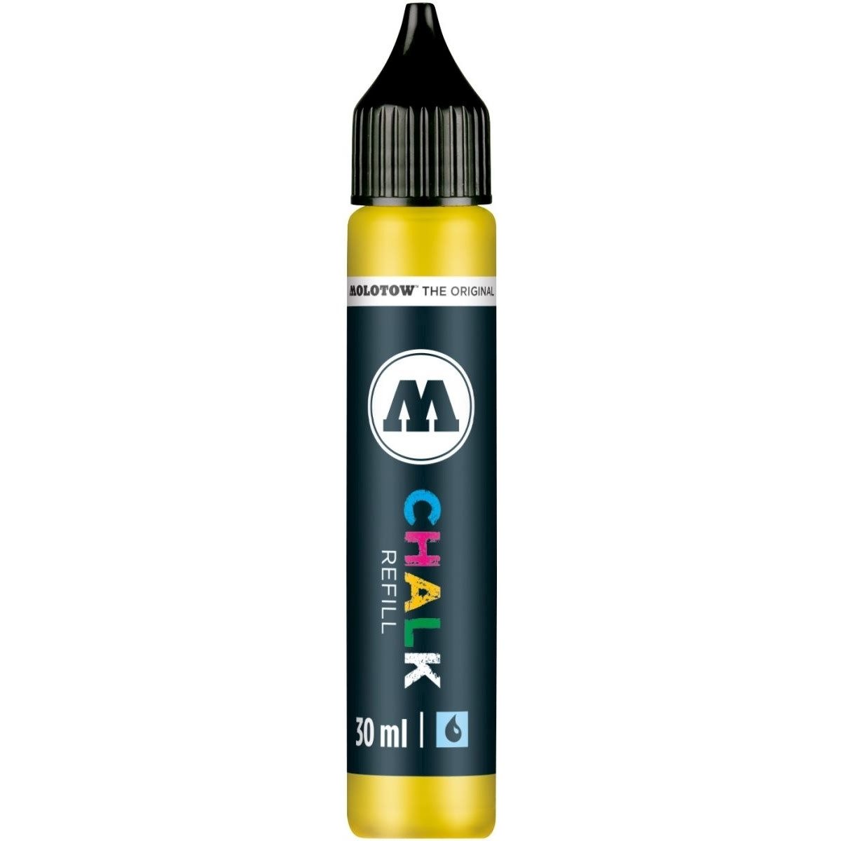 MOLOTOW Füllhalter Nachfülltinte für Kreidemarker 30ml neongelb