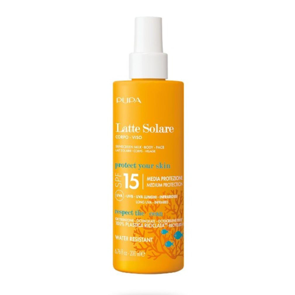Pupa Körperpflegemittel LATTE SOLARE SPF 15 200 ML