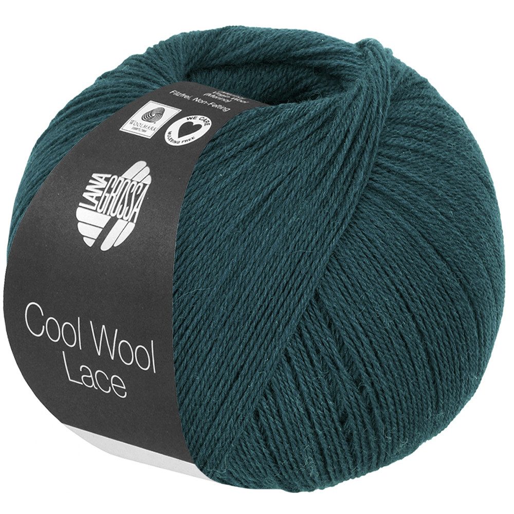 LANA GROSSA Cool Wool Lace Häkelwolle, 400 m