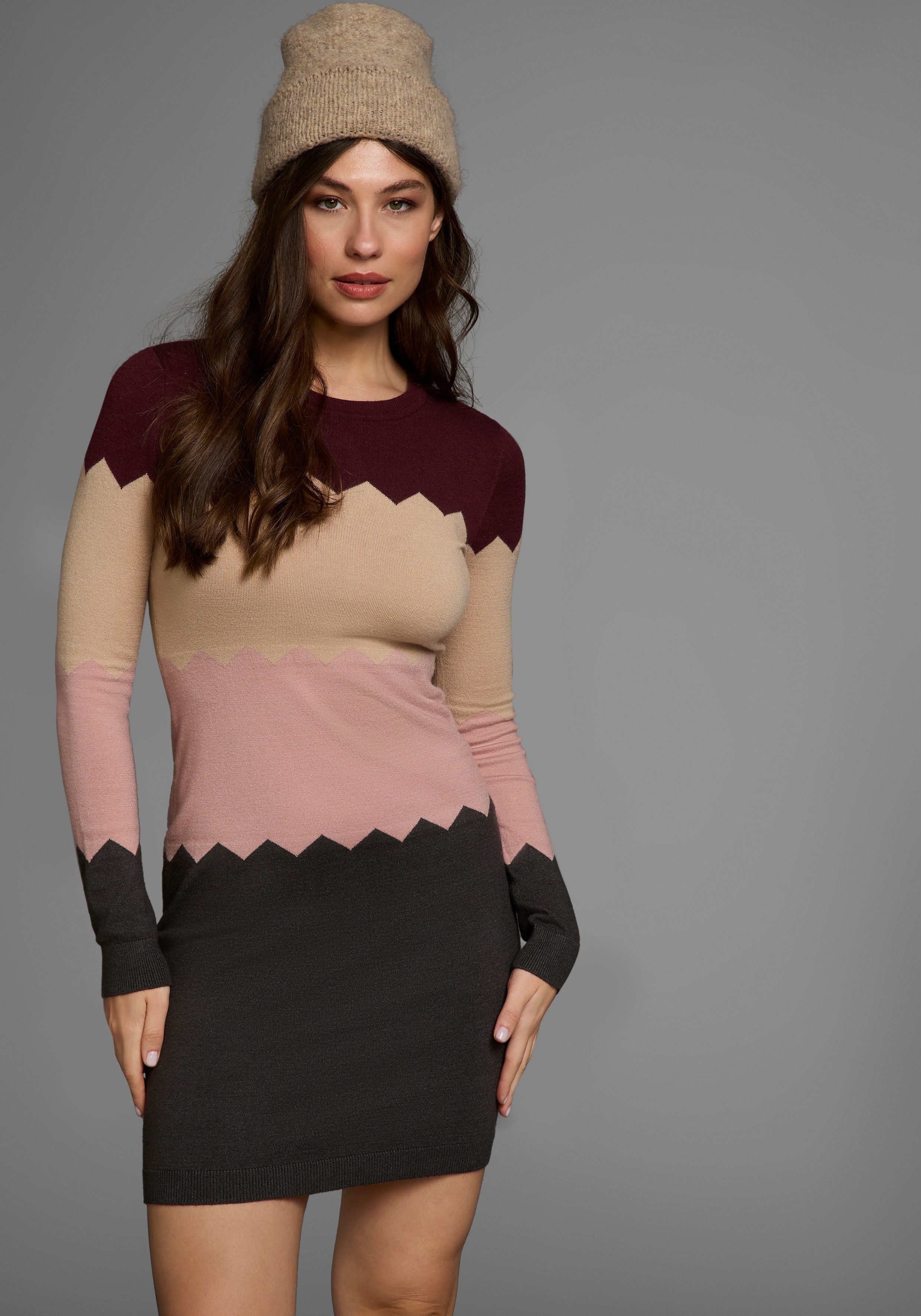 Laura Scott Strickkleid kurzes Kleid, figurbetont, günstig online kaufen