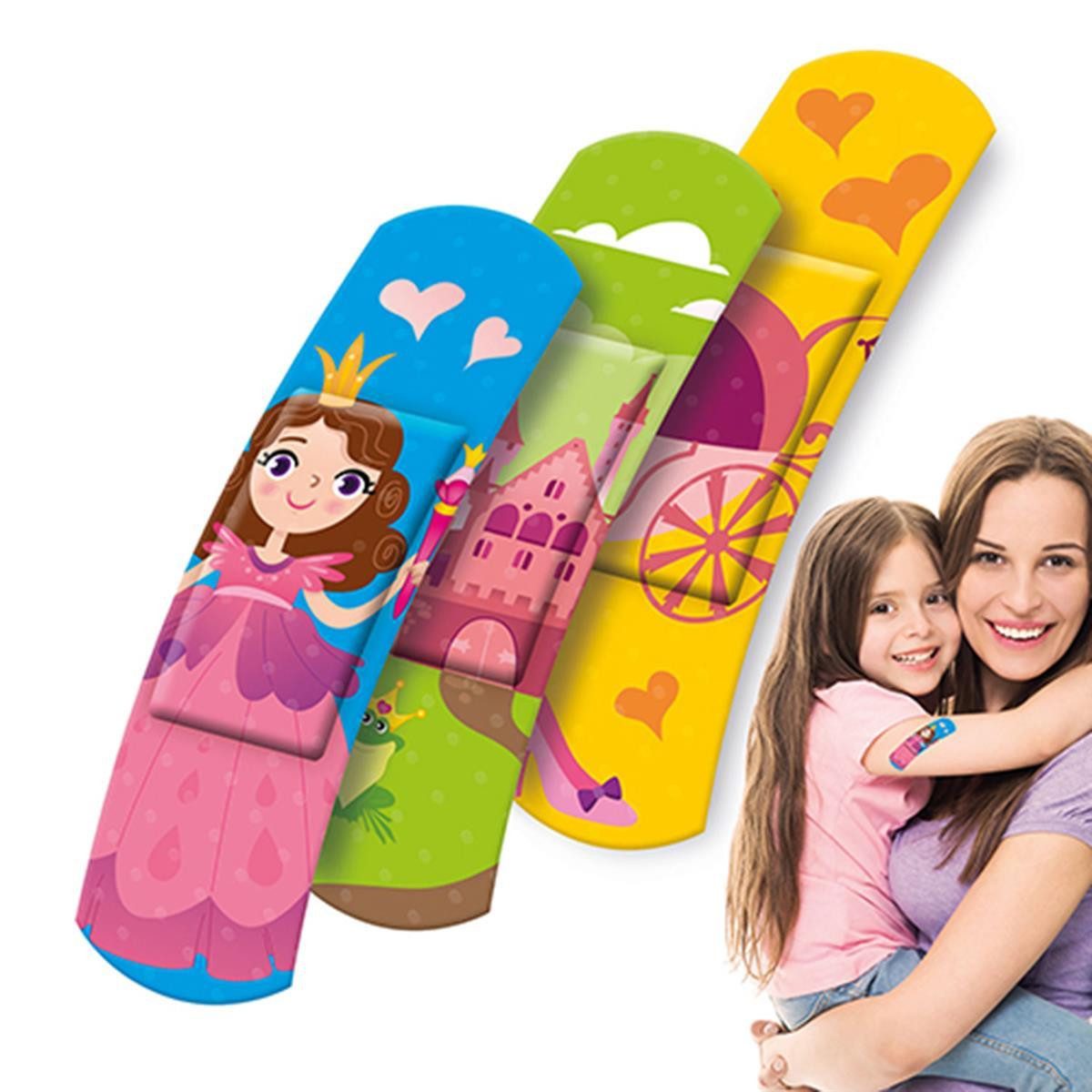 LifeMed Wundpflaster Kinderpflaster Märchen Motiv 10 Stück - Bunt (Set, 10 St., Kinderpflaster), pflasterverband Kinderpflaster Kunterbunt