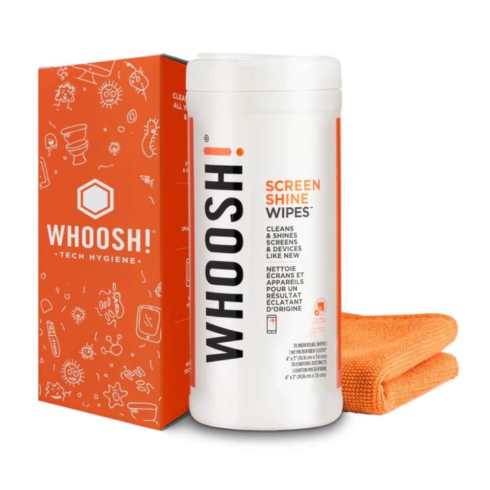 Thumbnail - WHOOSH! Reinigungs-Set Screen Shine, Bildschirm Reinigungstücher (70er Pack)