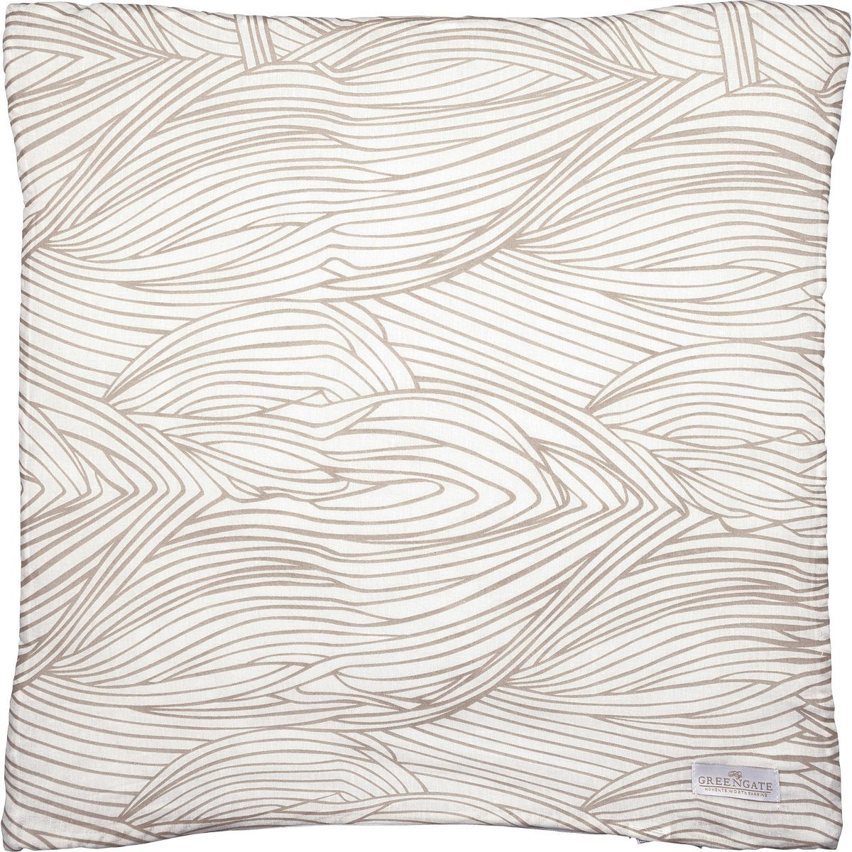Greengate Kissenhülle Neva Kissenhülle beige 50x50cm