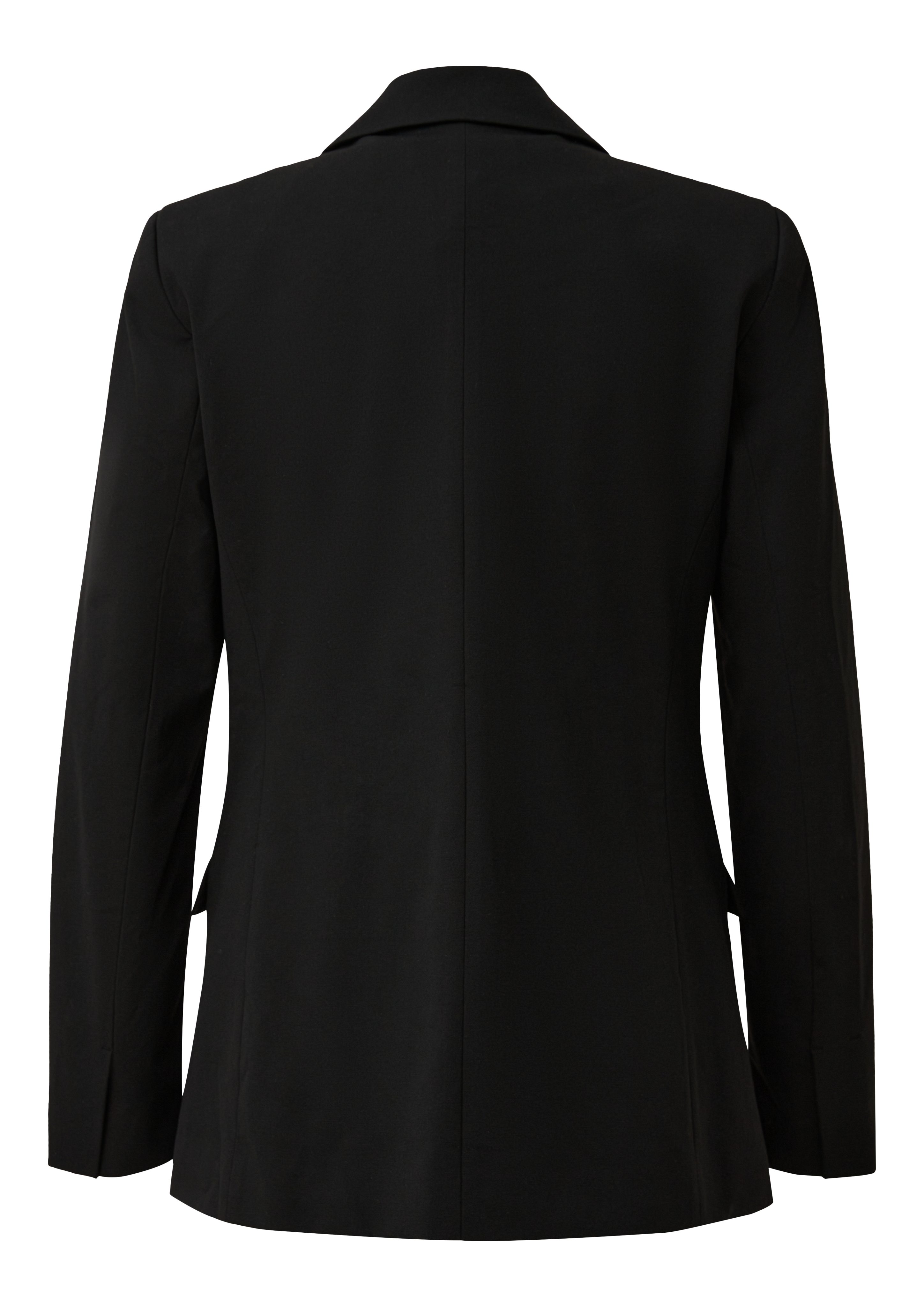 comma Jackenblazer mit Reverskragen und 2-Knopf-Verschluss, aus Viskose und günstig online kaufen