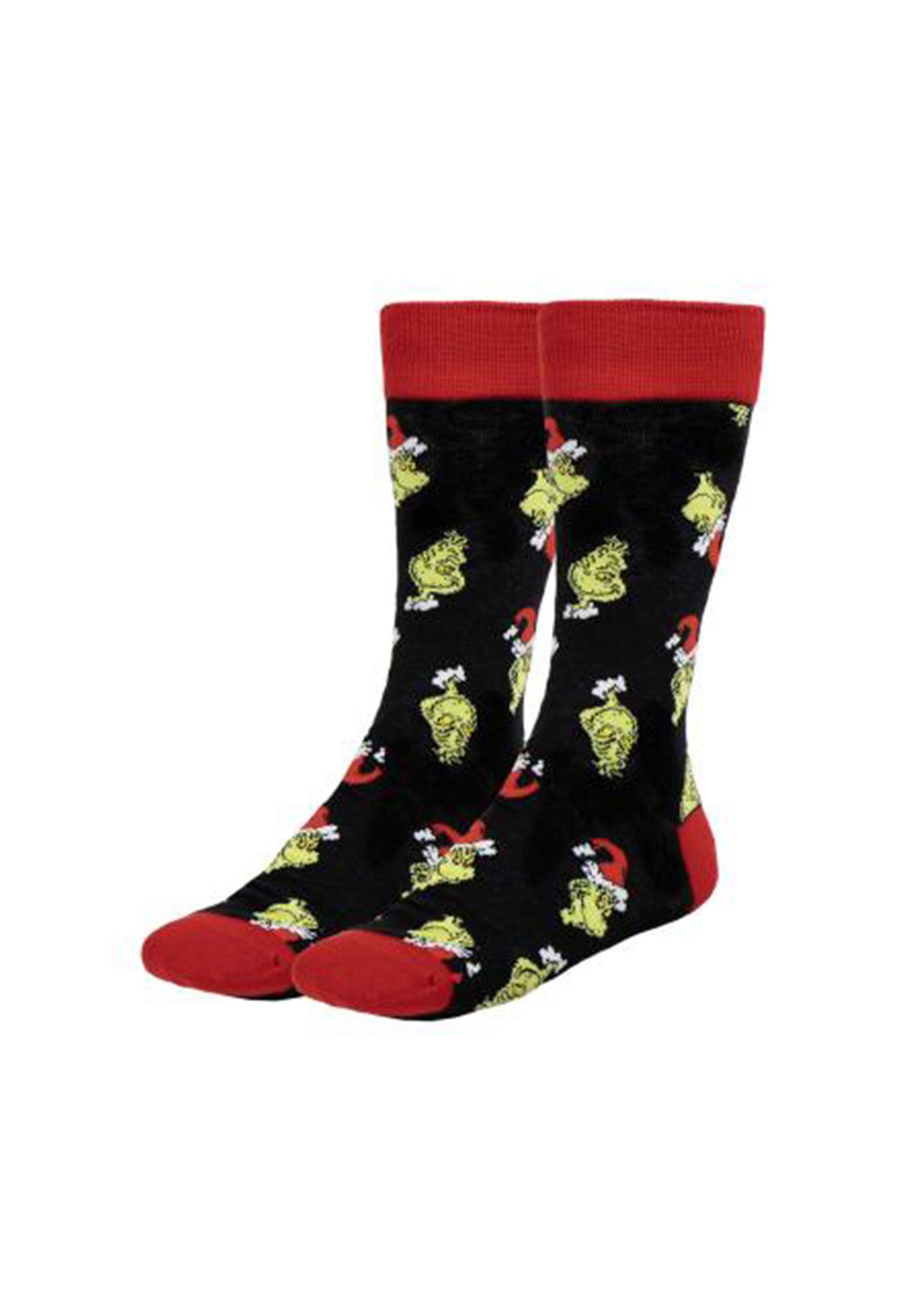 The Grinch Socken Grinch Unisex Strümpfe Socken 3er Pack (3-Paar) – Bild 3 von 5