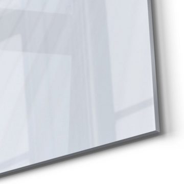 DEQORI Glasbild 'Abstrakte Wellenstruktur', 'Abstrakte Wellenstruktur', Glas Wandbild Bild schwebend modern