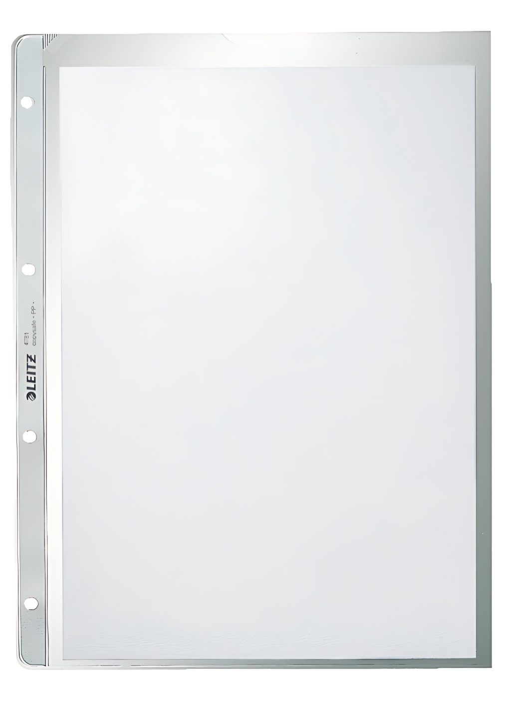LEITZ Prospekthülle LEITZ 4781 Prospekthülle Lochseite offen genarbt 013 mm A4