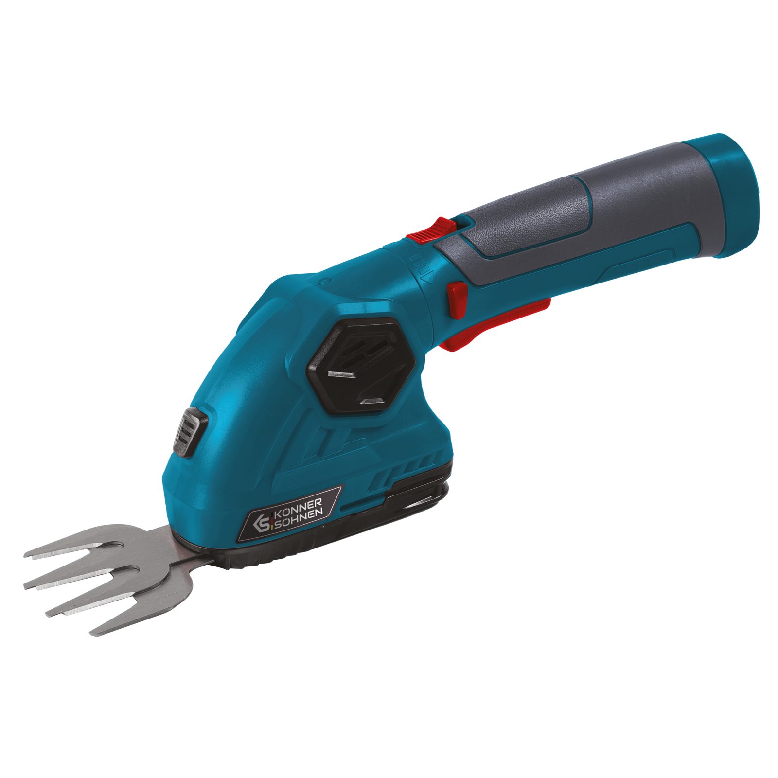 Könner & Söhnen Akku-Grasschere KS SHT-8V, (1 St), mit drehbarem Griff, Ladeanzeige und dreifachem Sicherheitssystem