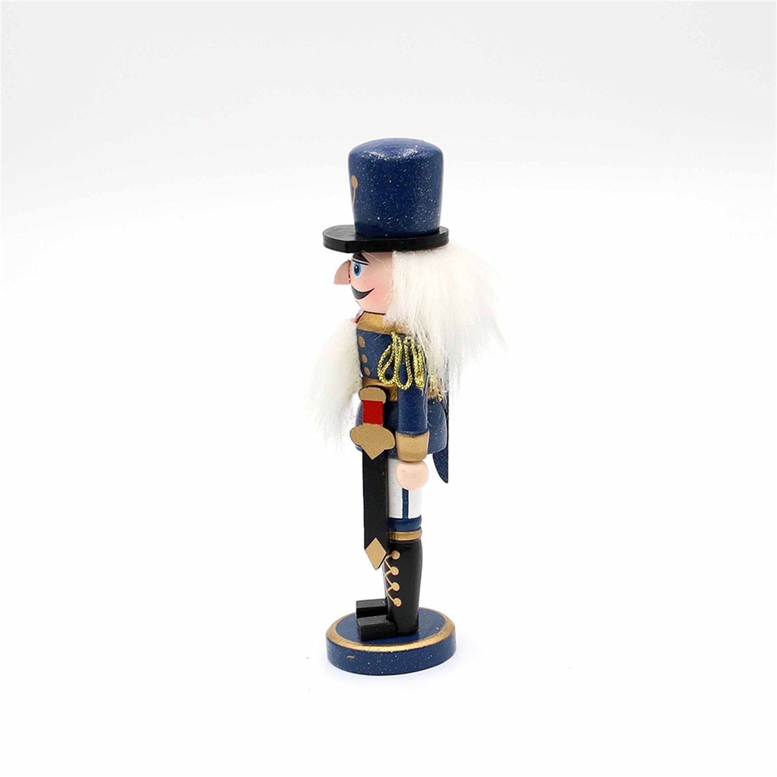 SIGRO Weihnachtsfigur Weihnachts-Nussknacker Mini Soldat (1 St) Blau